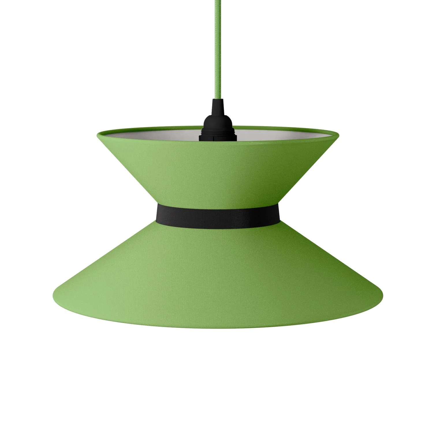 Clessidra Cinette pistachio green fabric lampshade - Made in Italy - Image 13