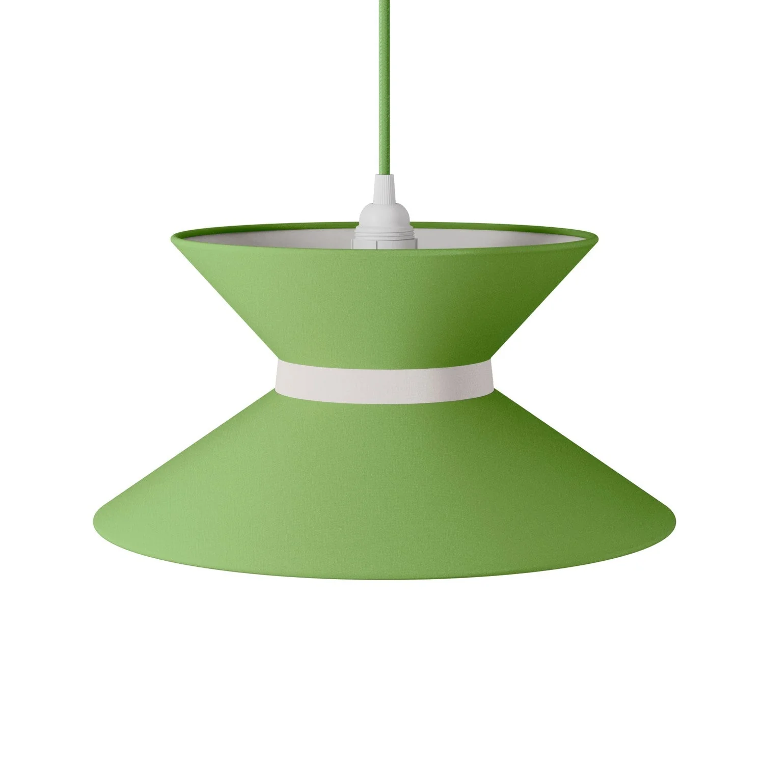 Clessidra Cinette pistachio green fabric lampshade - Made in Italy - Image 4