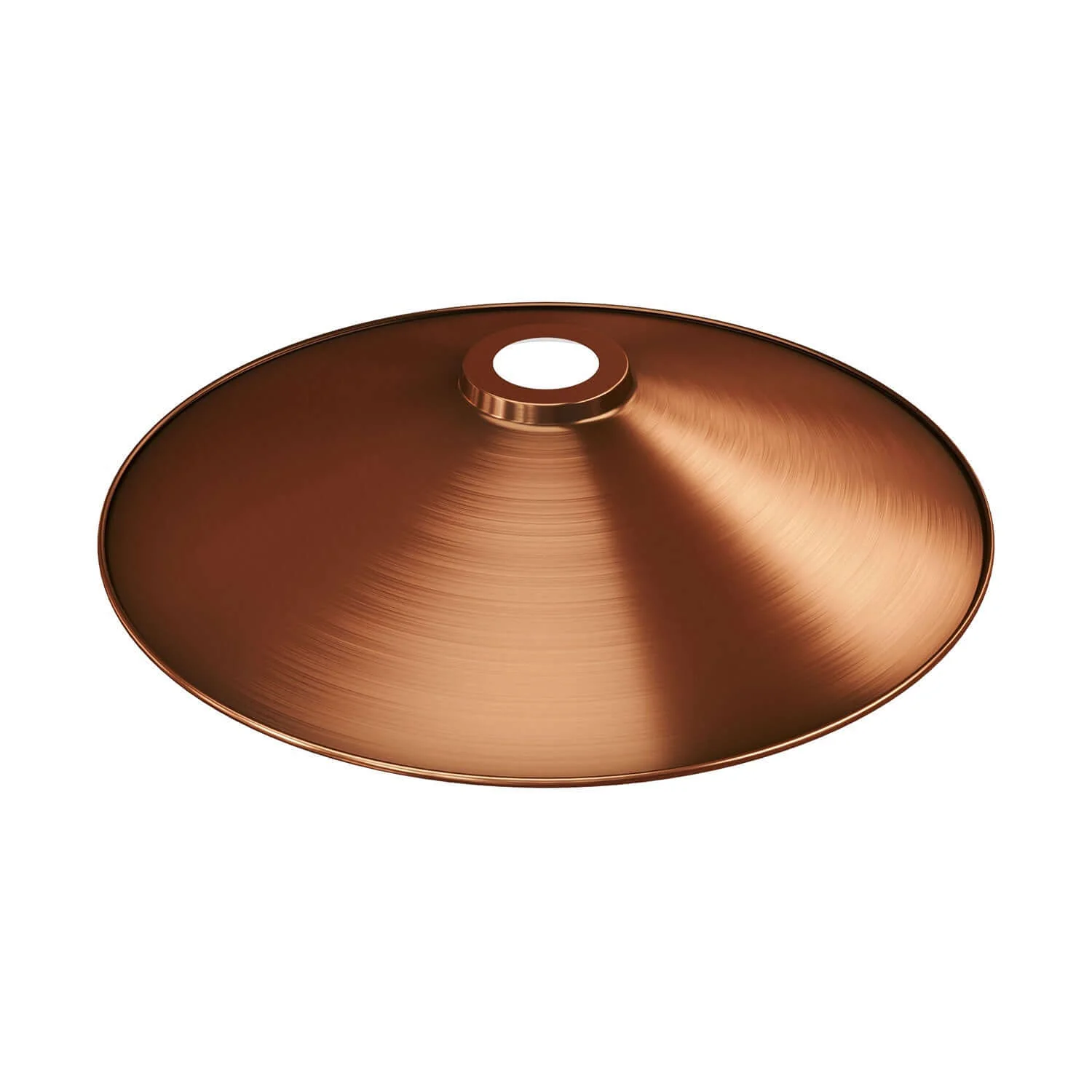 Swing Lampshade in enamelled metal for E27 Socket - Satin copper - Image 3