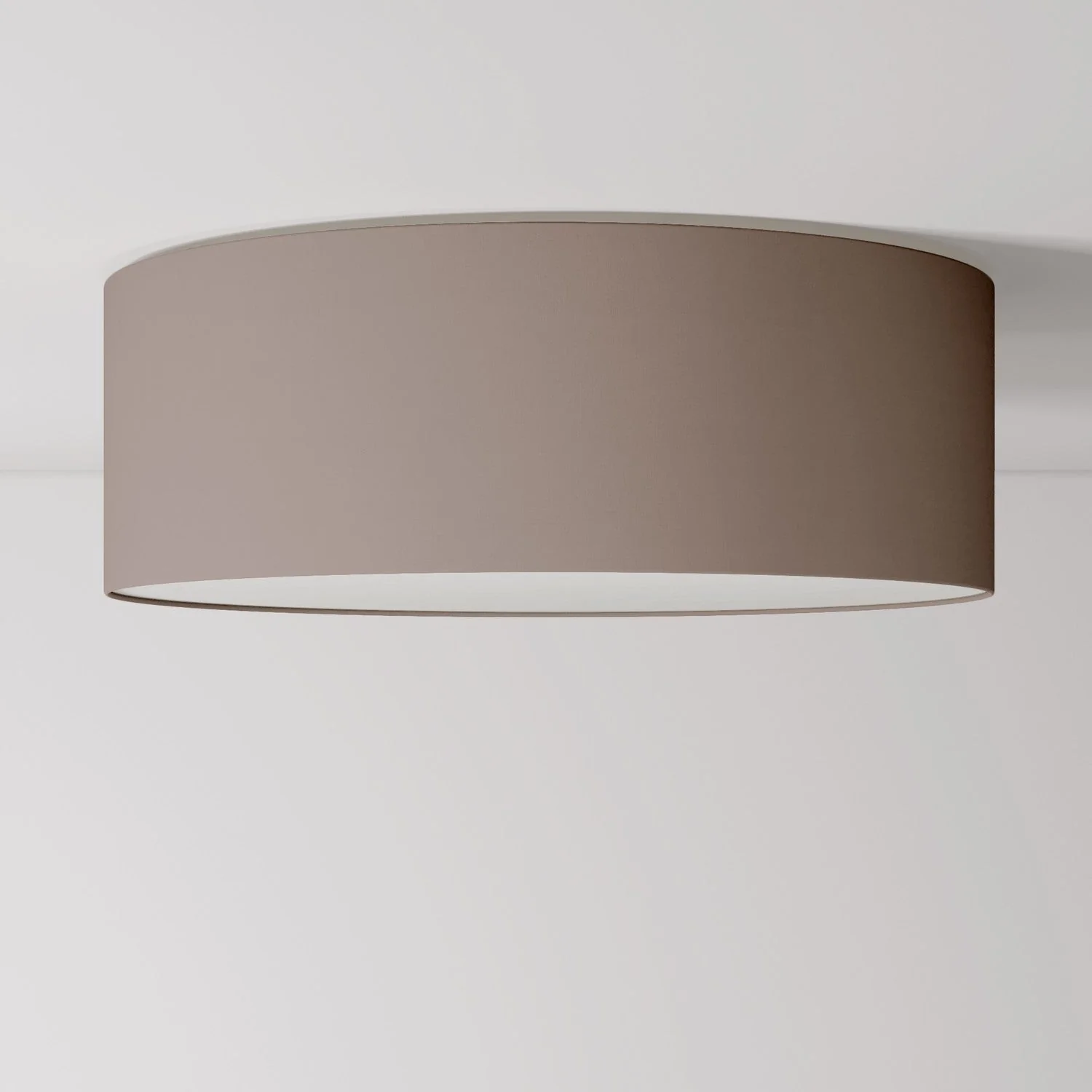 Large Arenal ash fabric ceiling light - Made in Italy
