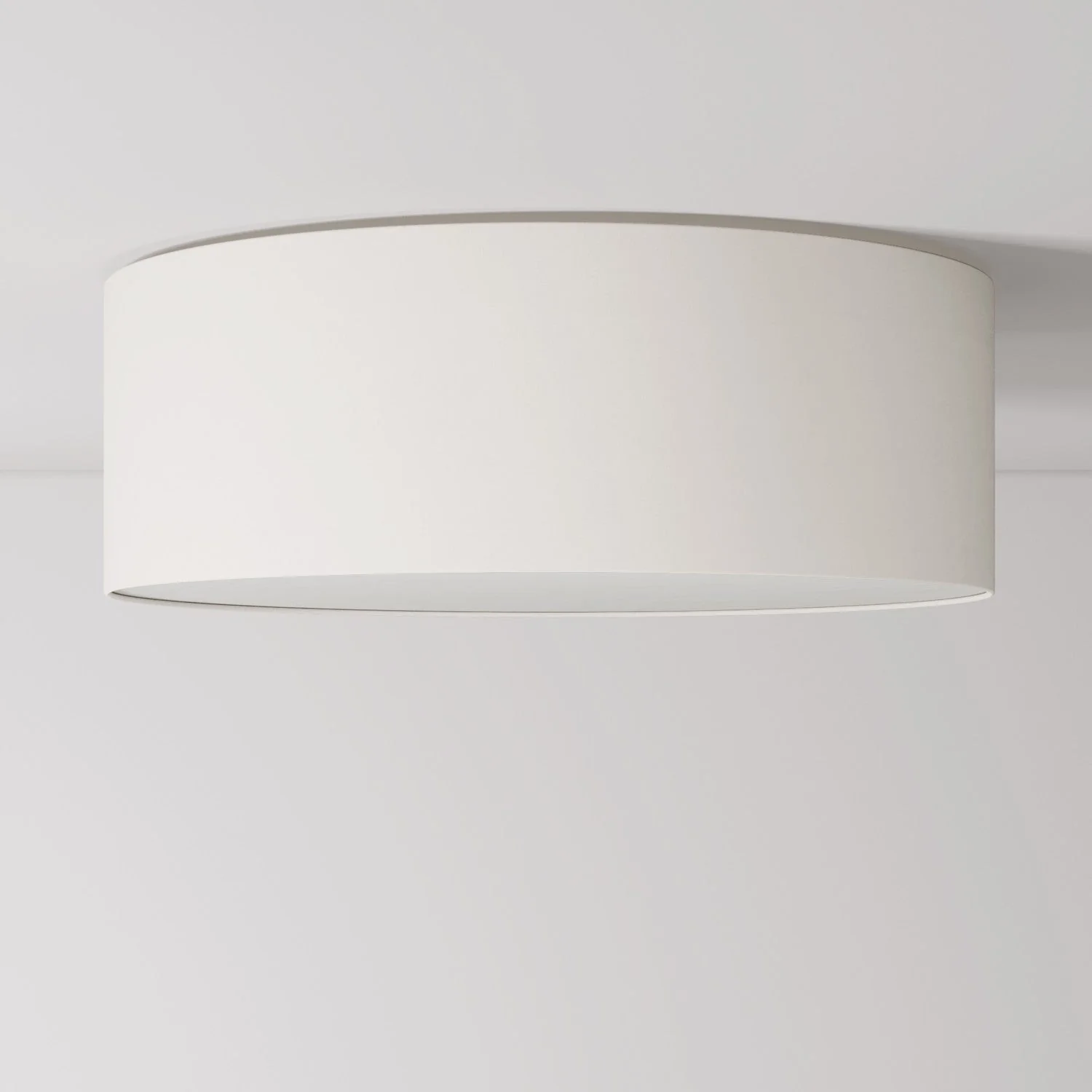 Large Arenal sand fabric ceiling light - Made in Italy