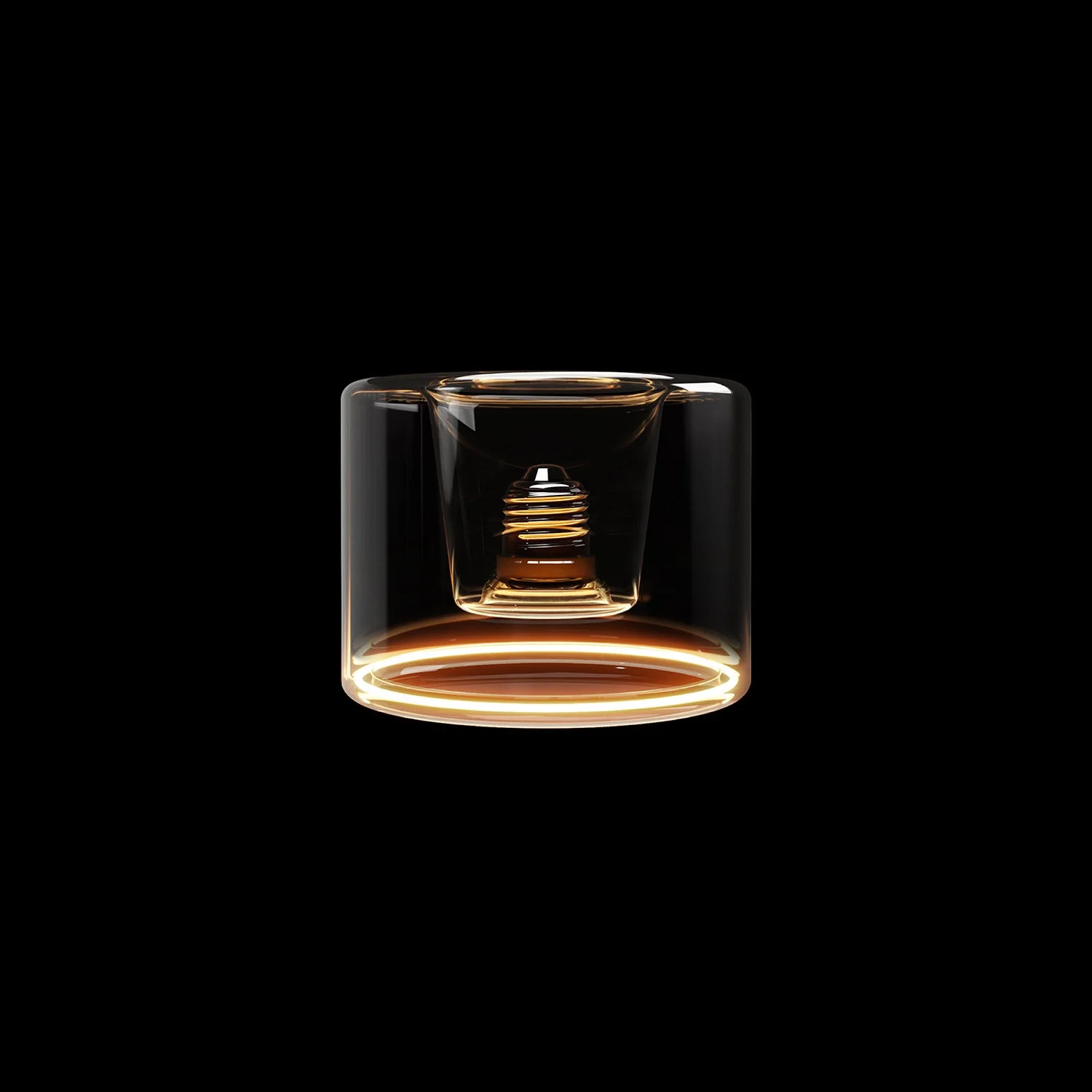 LED Clear Light Bulb Ghost Line CRI 90 Recessed Mini Donut 5.5W 450Lm E26 120V 2200K Dimmable - G03 - Image 2