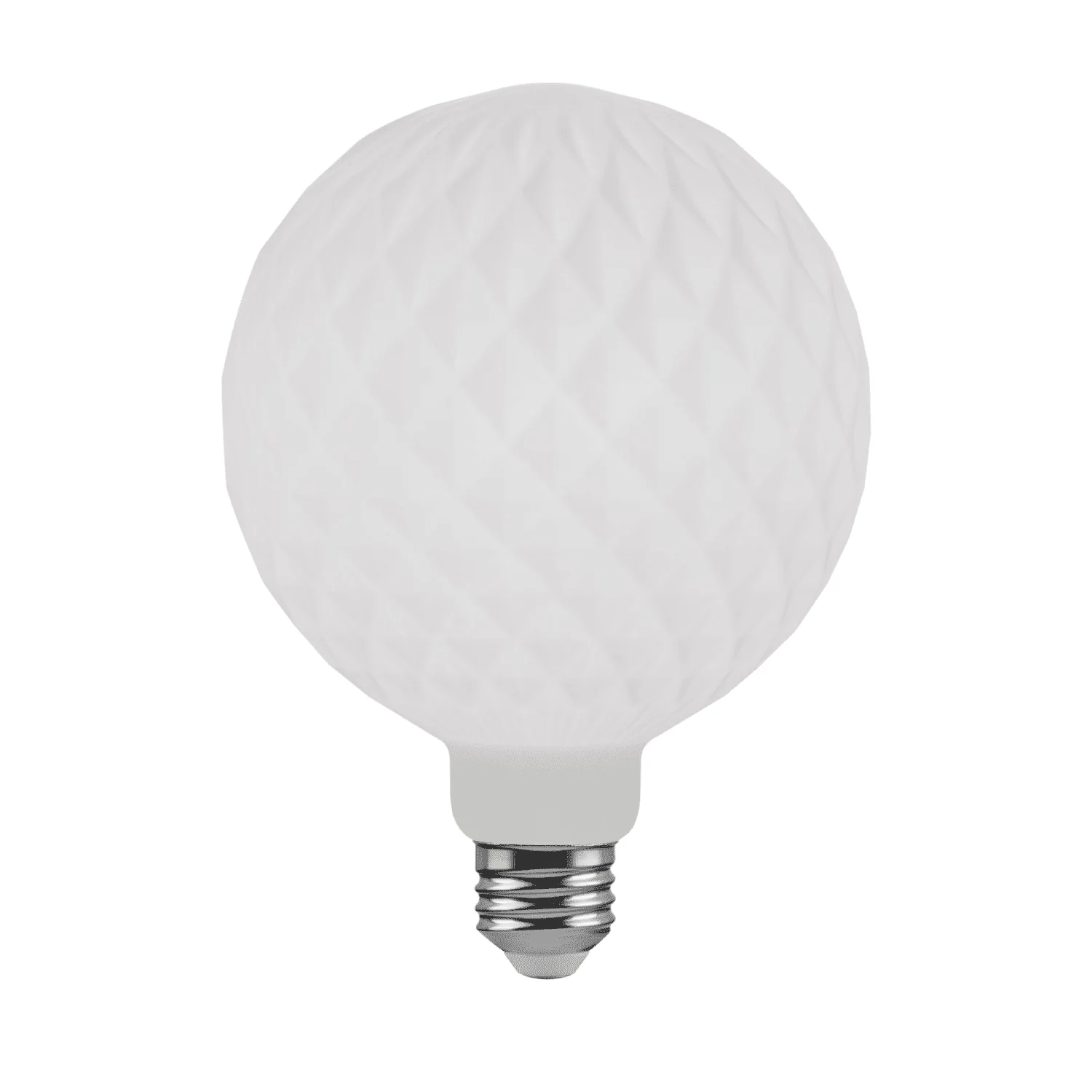 LED Light Bulb Matte White Pineapple G40 6W 540Lm E26 2700K - Pineapple 40