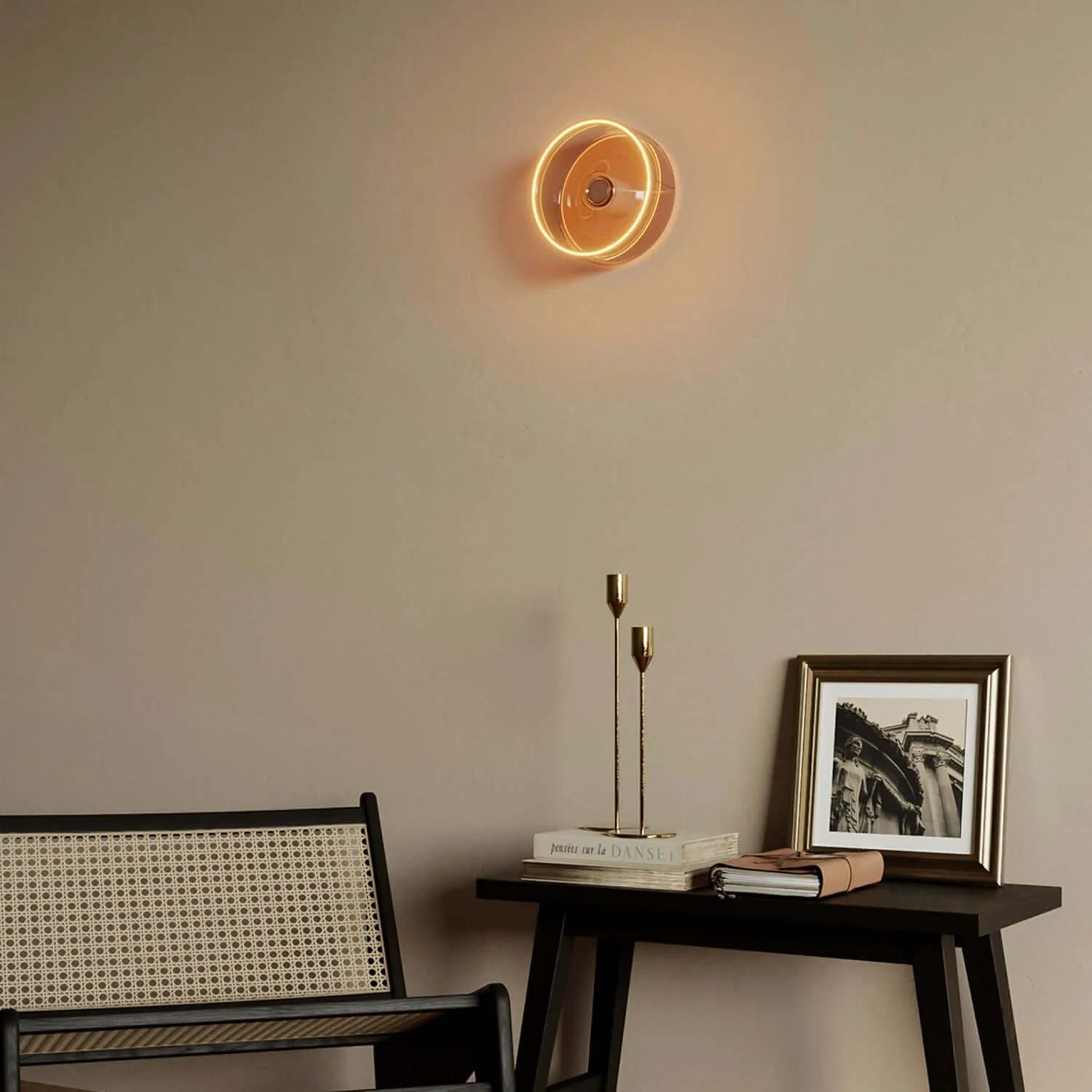 LED light bulb Smoky Ghost Line Recessed Donut 195x83 6W 380Lm E27 1900K Dimmable - G12 - Image 3