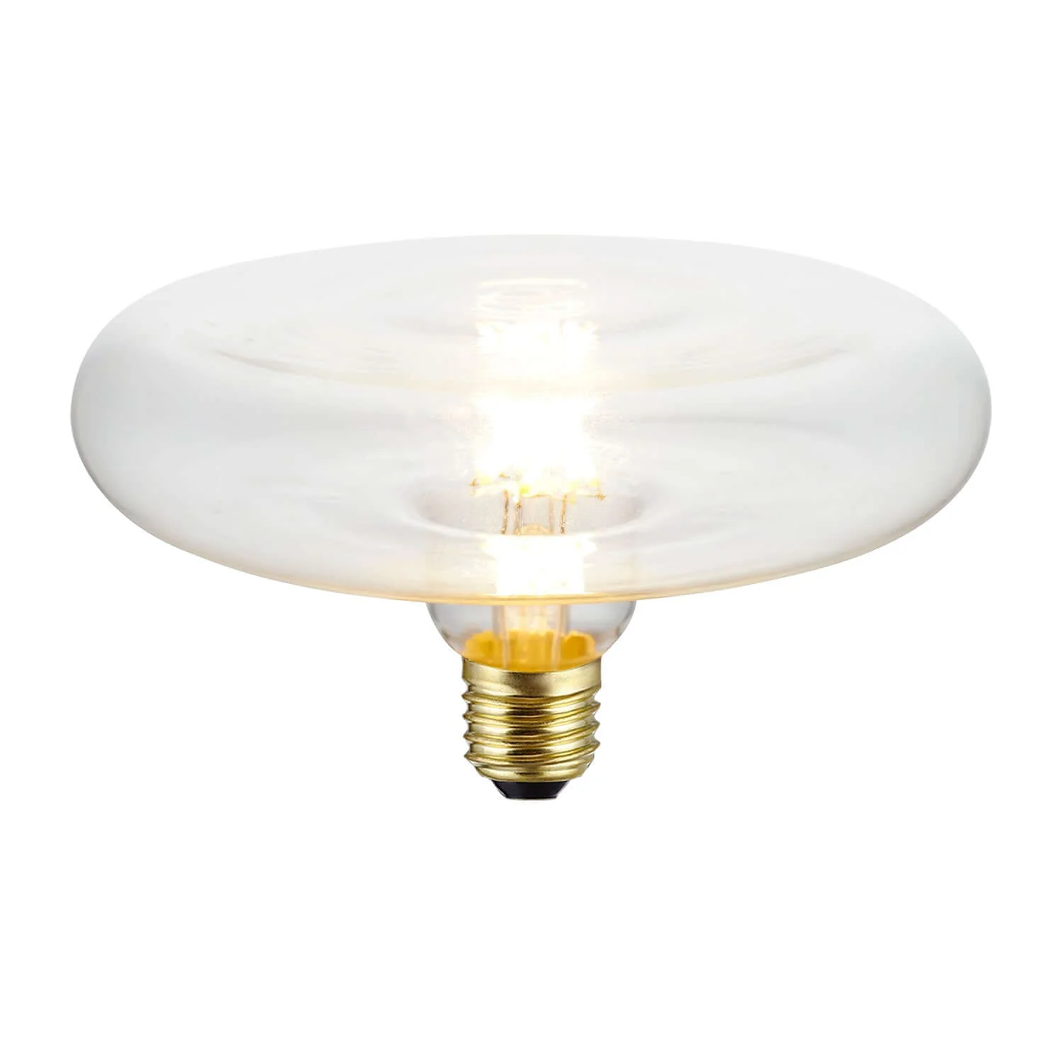 DASH D170 Transparent LED light bulb twisted filament 6W 610Lm E27 2700K Dimmable - Image 2