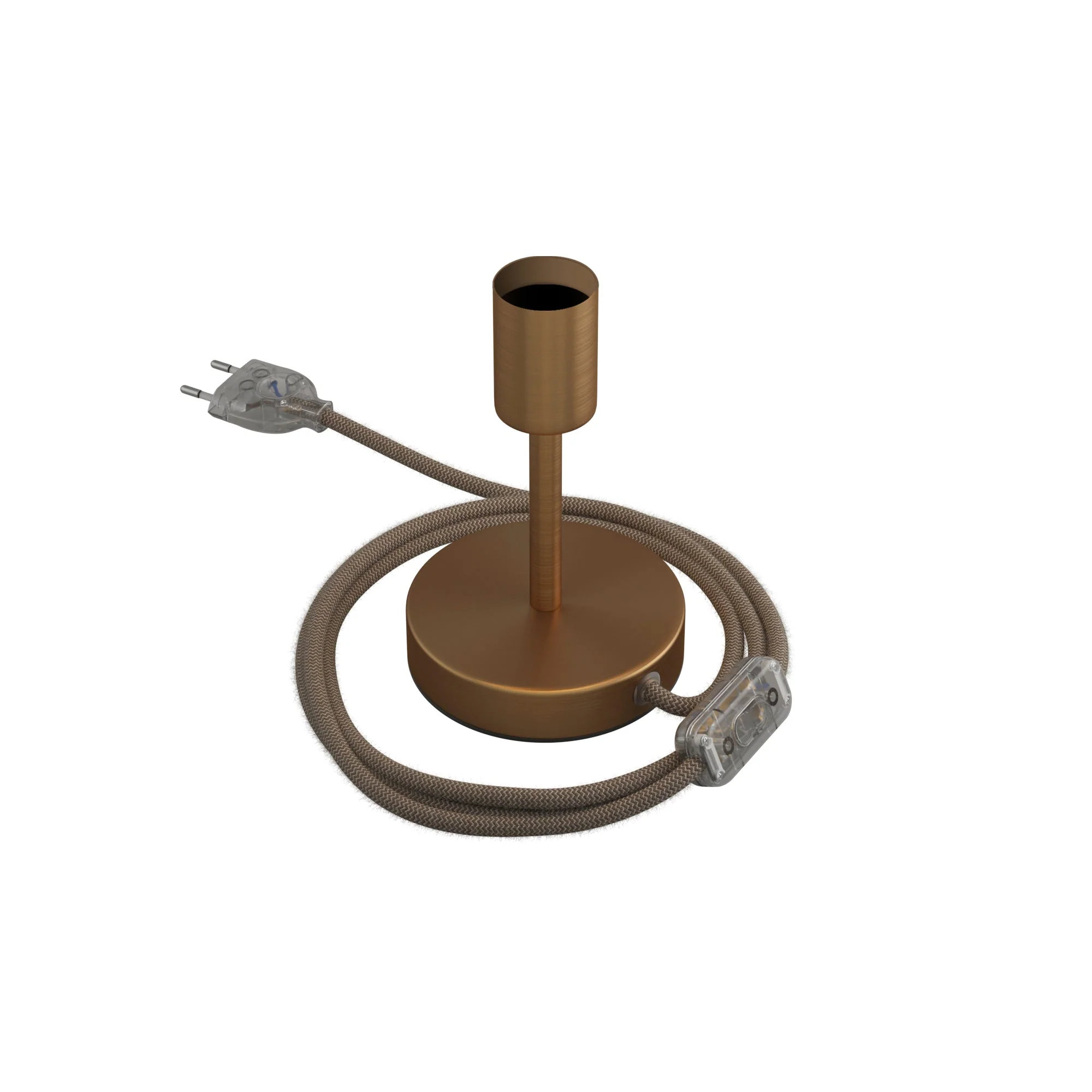 Alzaluce - Metal table lamp - Satin bronze - Image 5