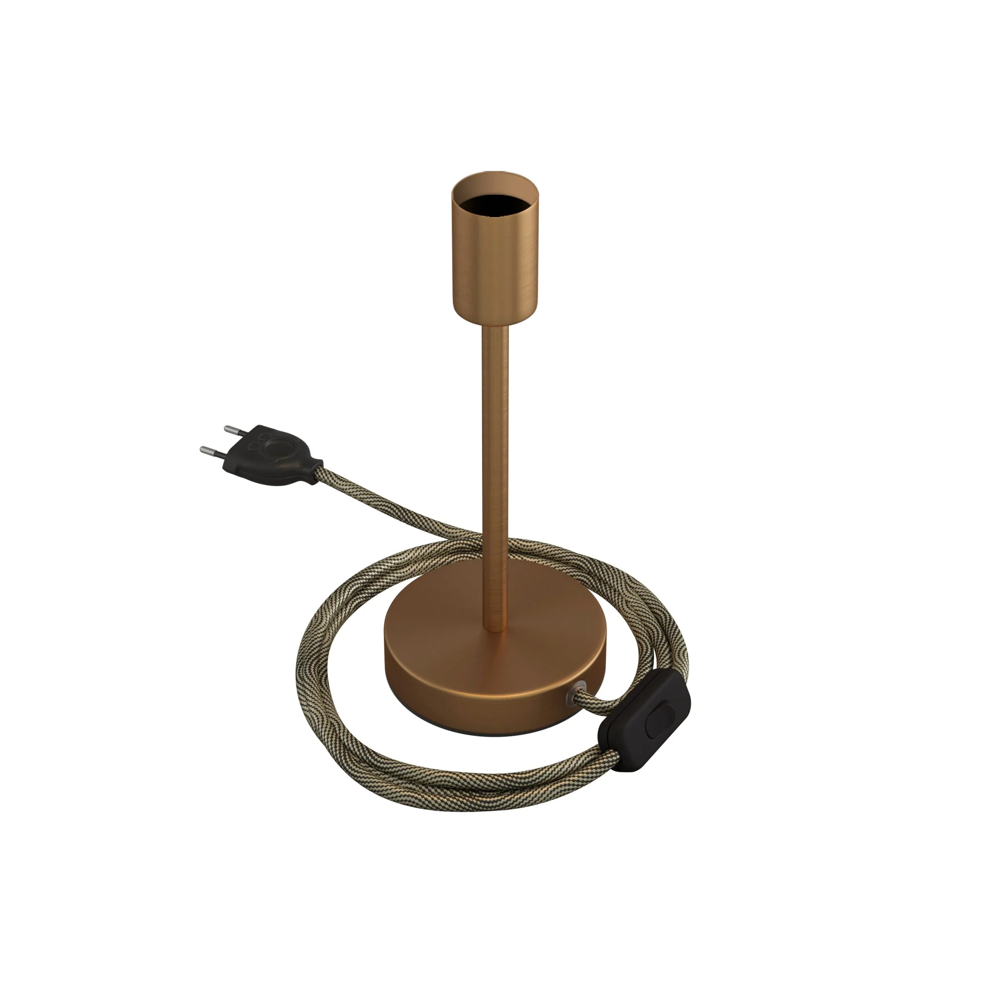 Alzaluce - Metal table lamp - Satin bronze - Image 9
