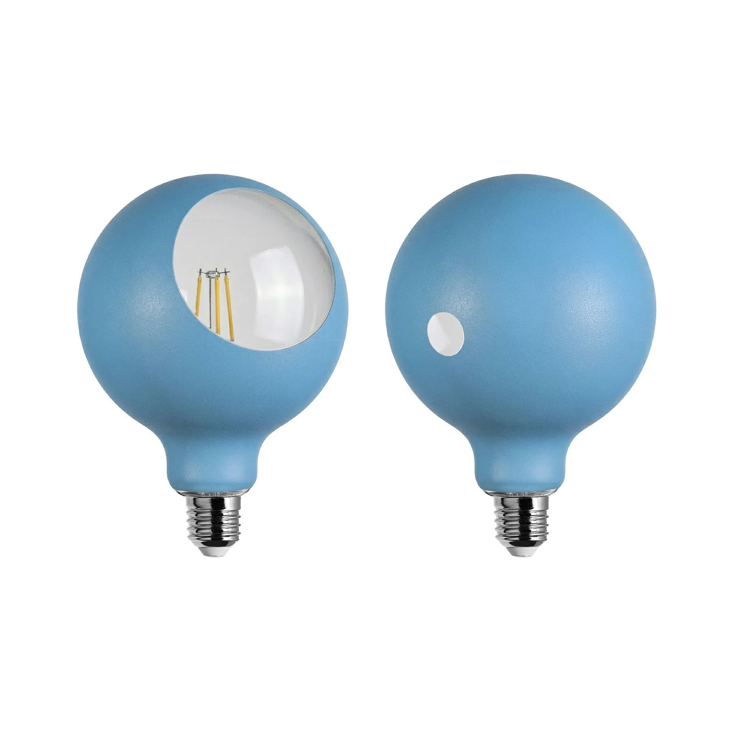 LED Light bulb Camo G125 4.8W 806Lm E27 2700K Dimmable - Blue - Image 2