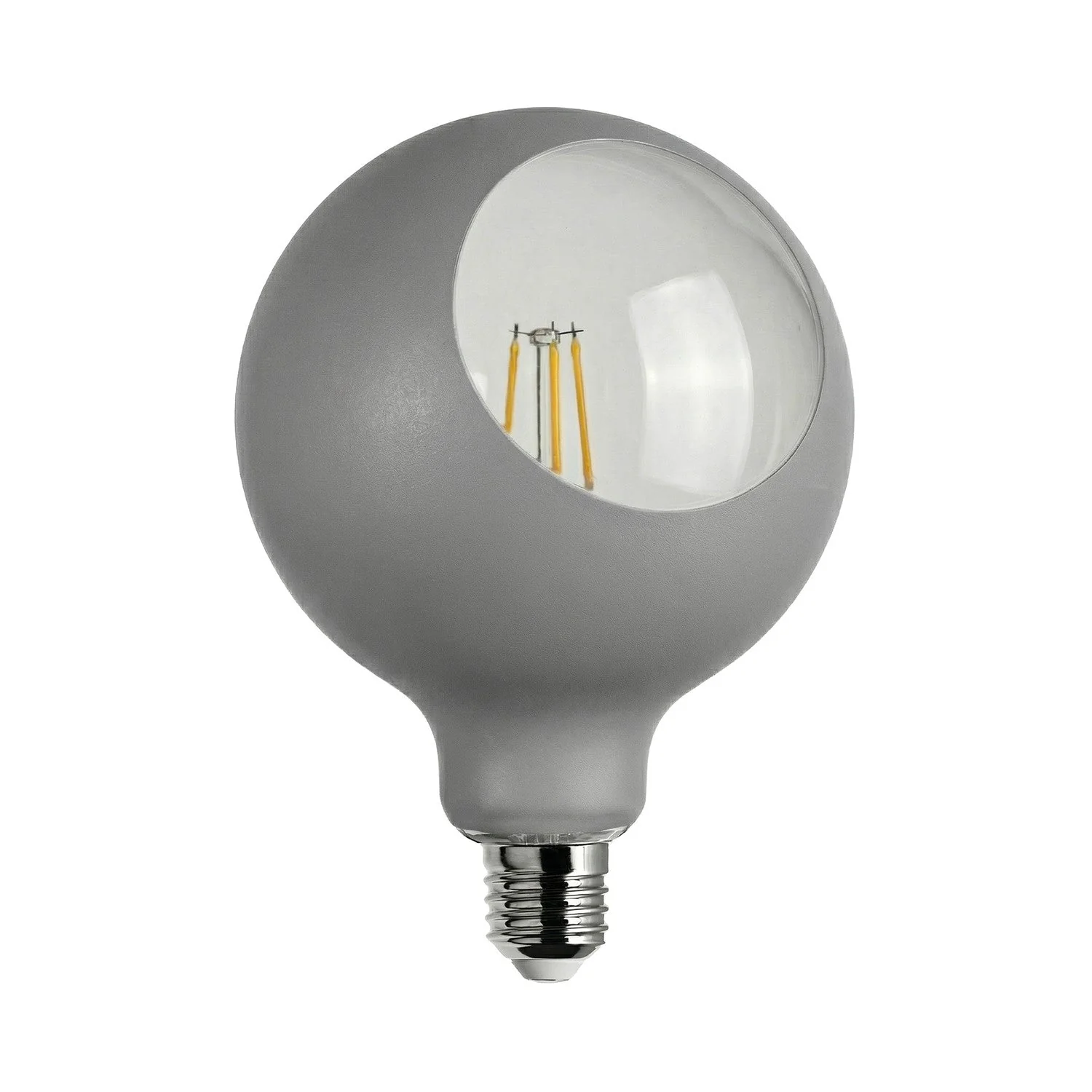 LED Light bulb Camo G125 4.8W 806Lm E27 2700K Dimmable - Gray