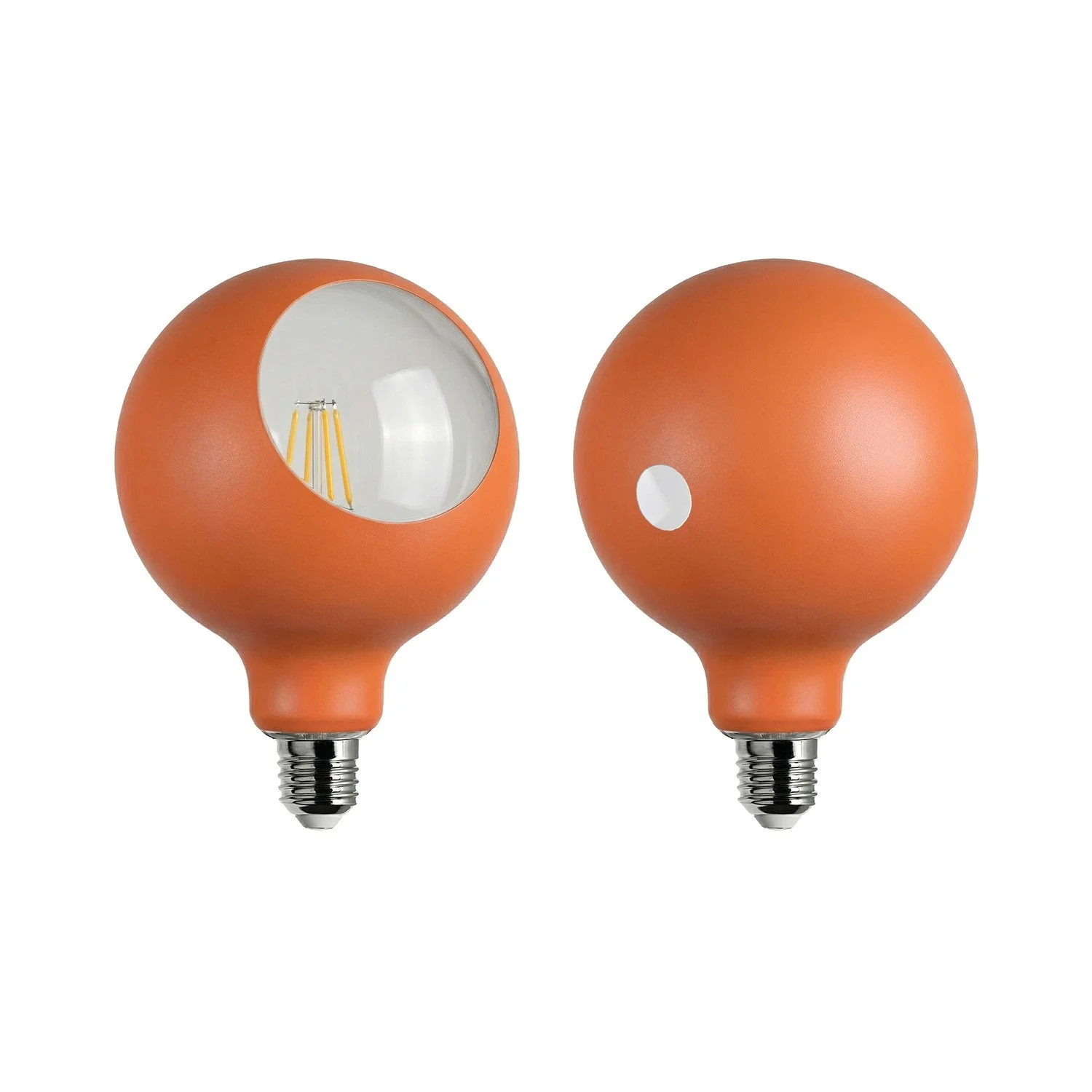 LED Light bulb Camo G125 4.8W 806Lm E27 2700K Dimmable - Orange - Image 2