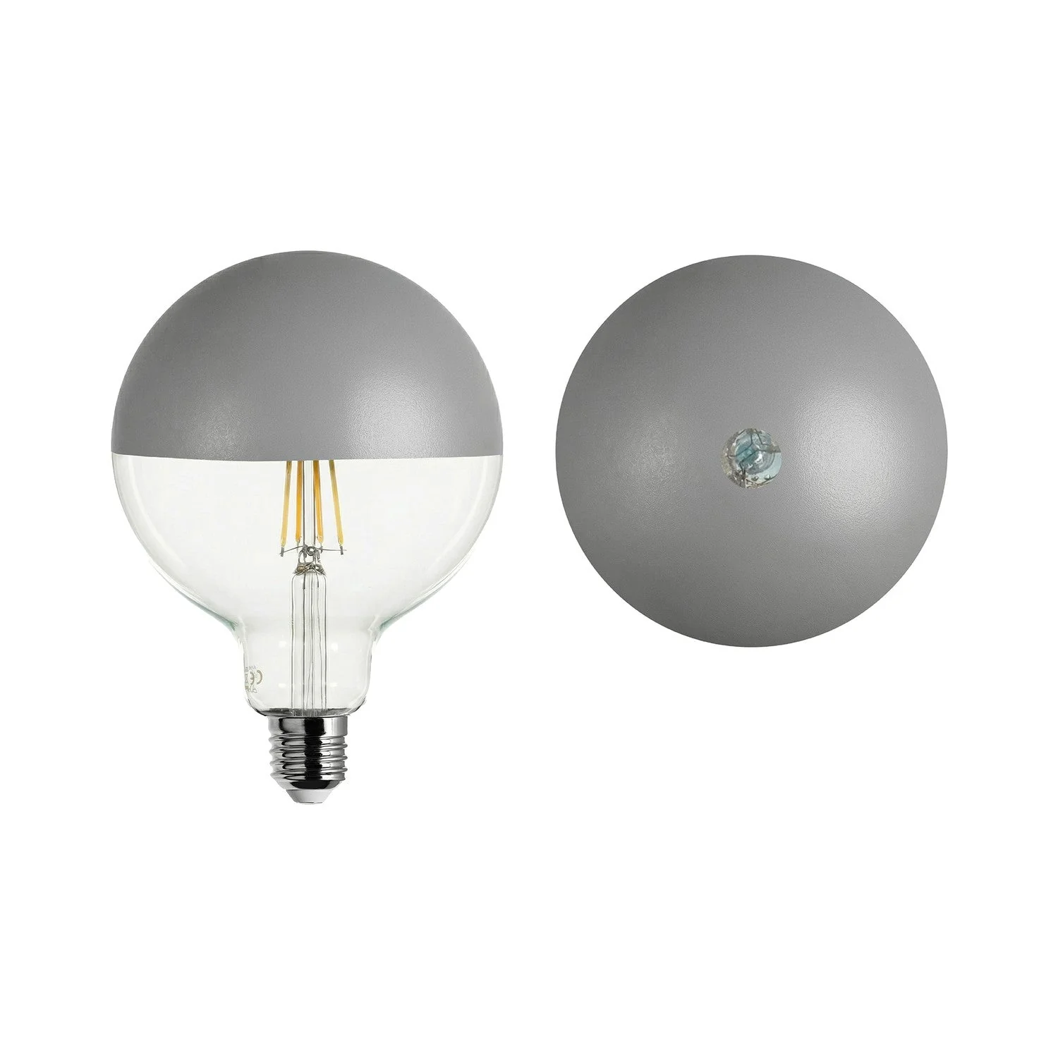 Maria LED Light bulb G125 4.8W 806Lm E27 2700K Dimmable - Grey - Image 2