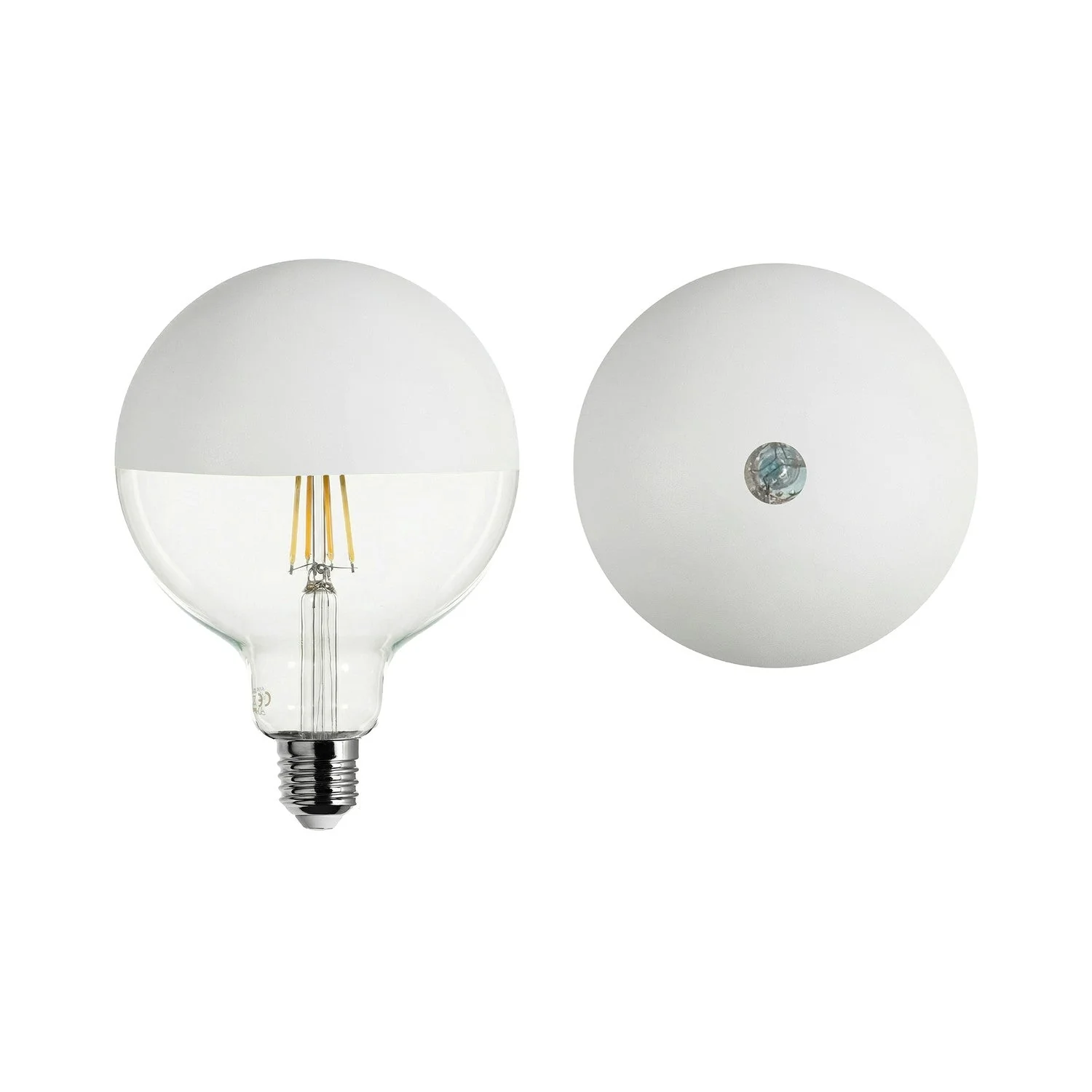 Maria LED Light bulb G125 4.8W 806Lm E27 2700K Dimmable - White - Image 2