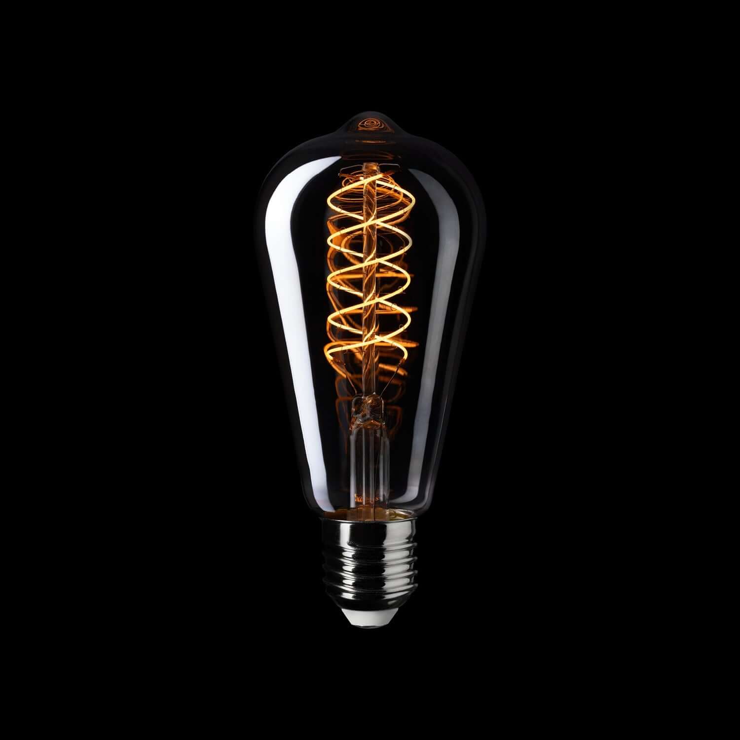 Smoky Edison LED light bulb ST64 4.8W 250Lm E27 1800K Dimmable - D02 - Image 2