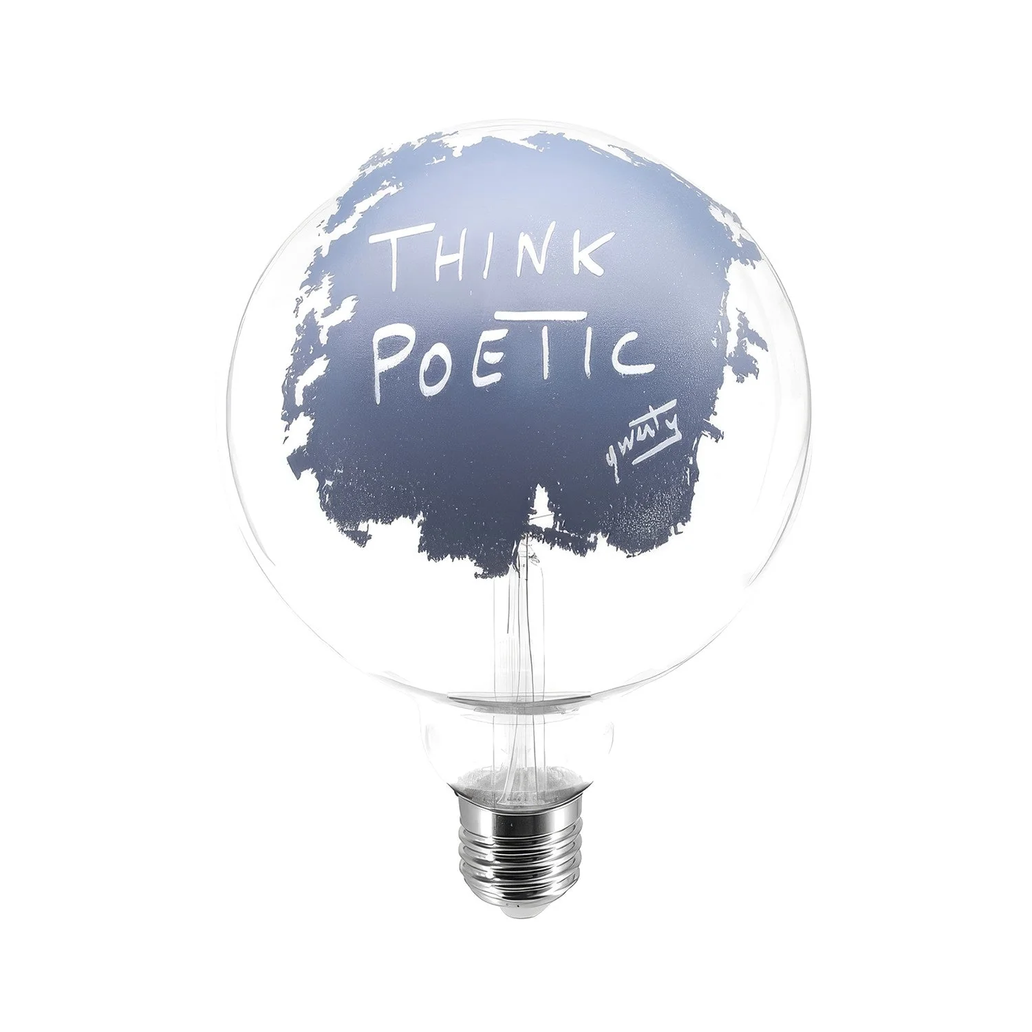 Tattoo Think Poetic LED Light bulb G125 4.5W 470Lm E27 2700K Dimmable