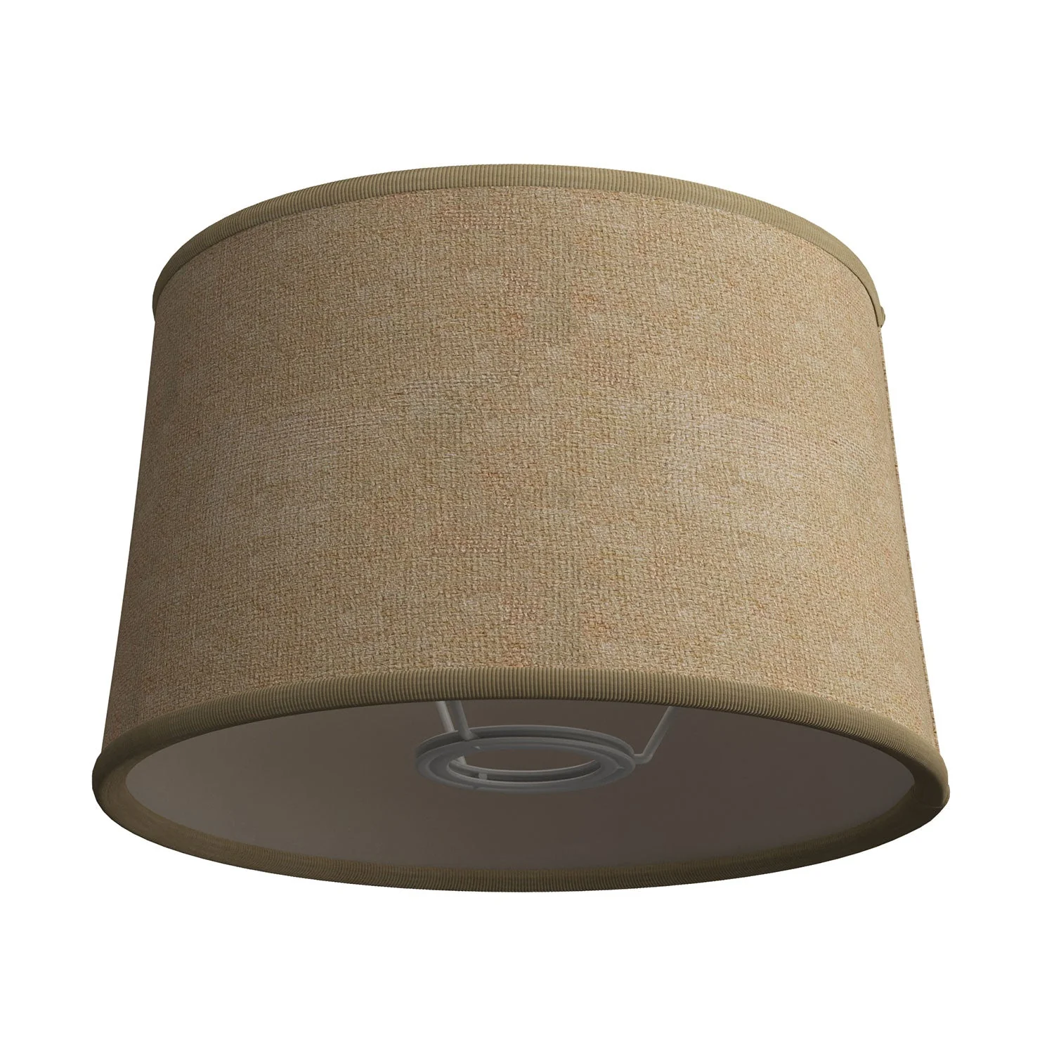 MAG-Y floor lamp with round metal base, Athena lampshade, and UK plug - Satin bronze - Image 4