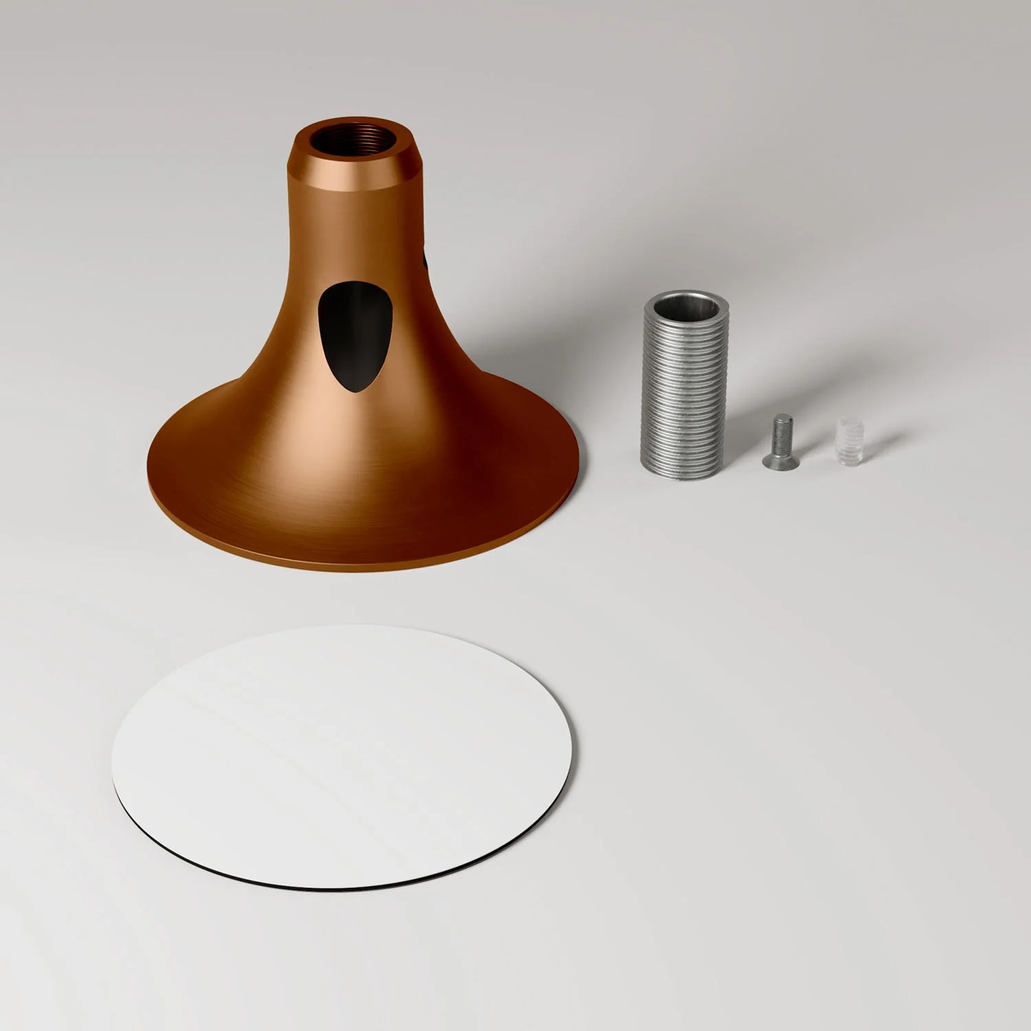 MAG-Y, magnetic support kit for lamp - Satin copper - Image 7