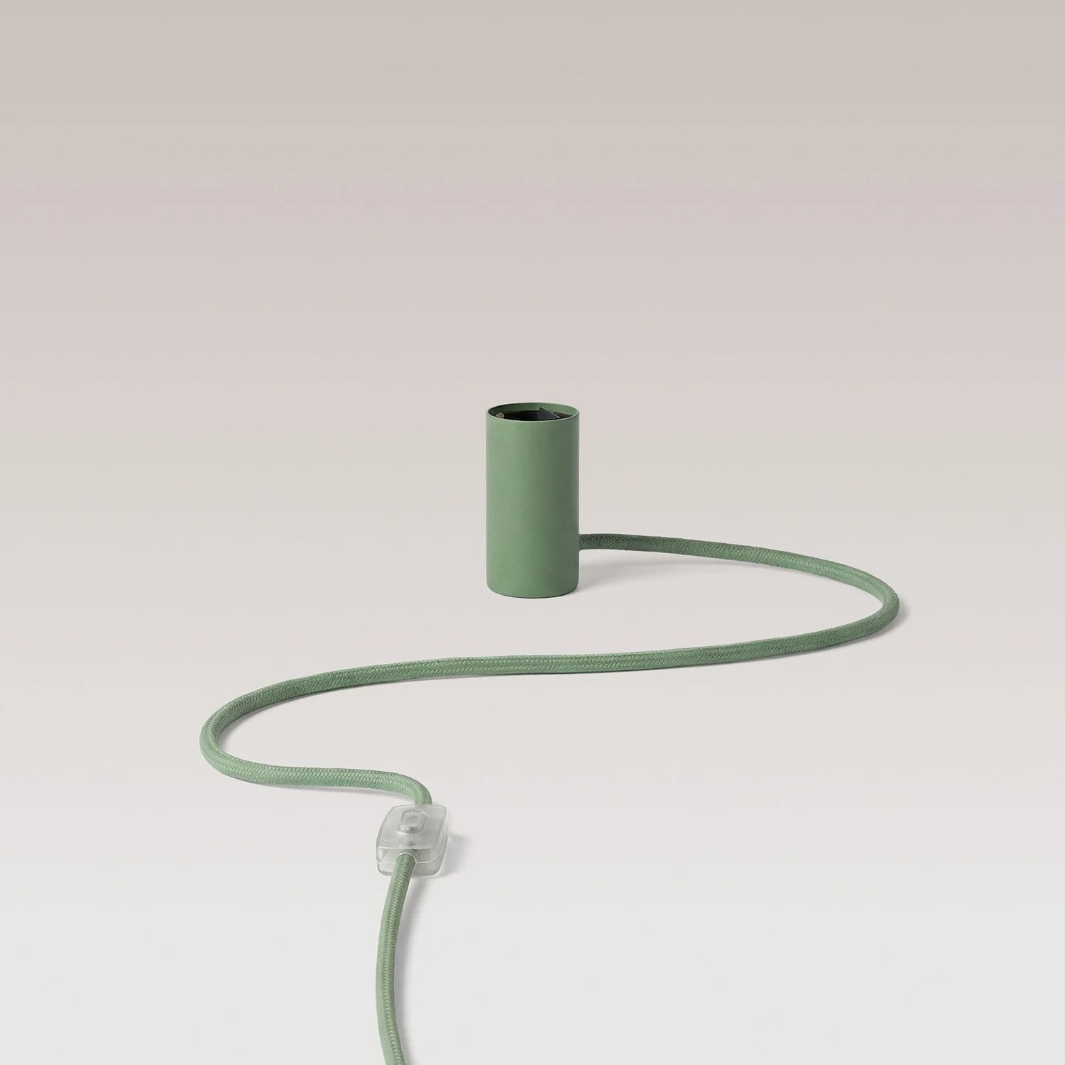 Magnetic plug-in lamp with E27 socket - Green