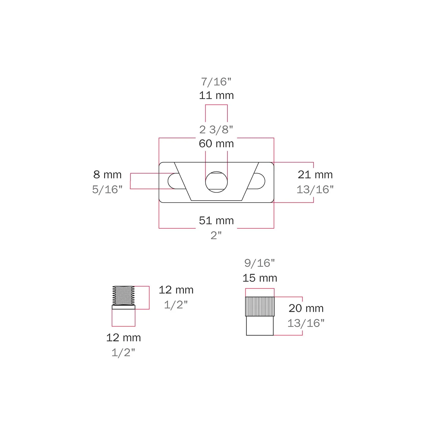 Metal balancer with millimetric adjustment for steel cords and Lampshades – M10x1 pitch - Image 4