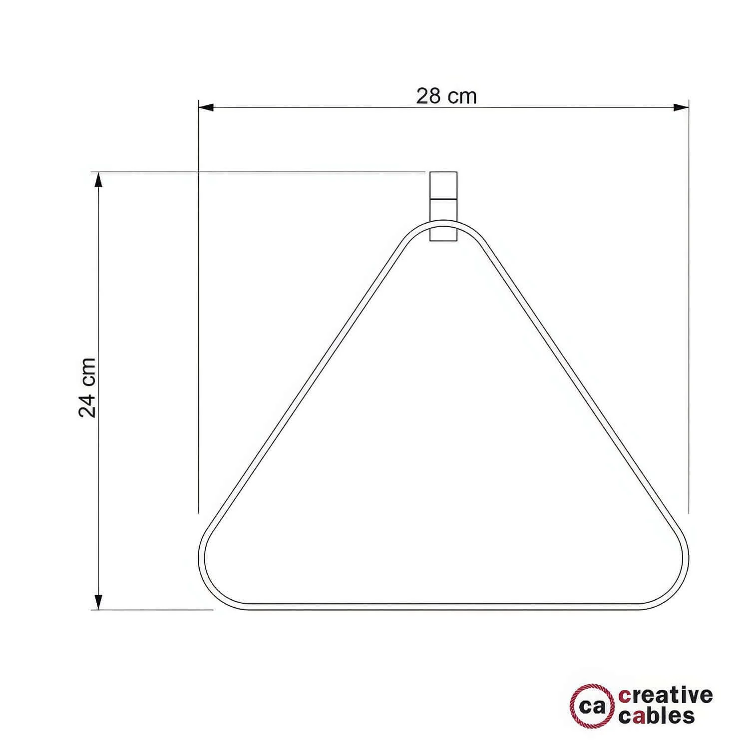 Metal lampshade Duedì Apex with metal socket cover and E27 socket - Black - Image 4