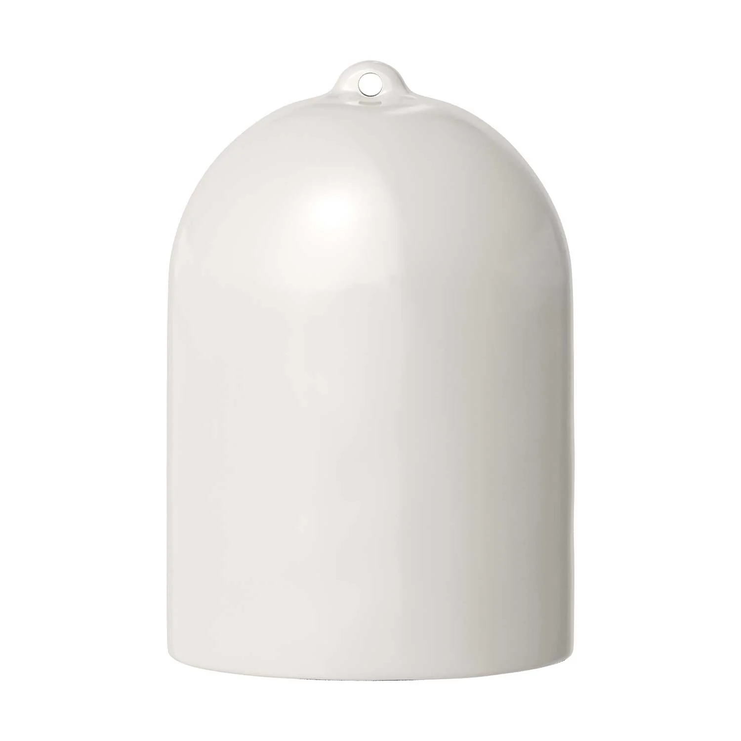 Campana Mini, XS ceramic lampshade for pendant light - Made in Italy - Glossy white - Image 4