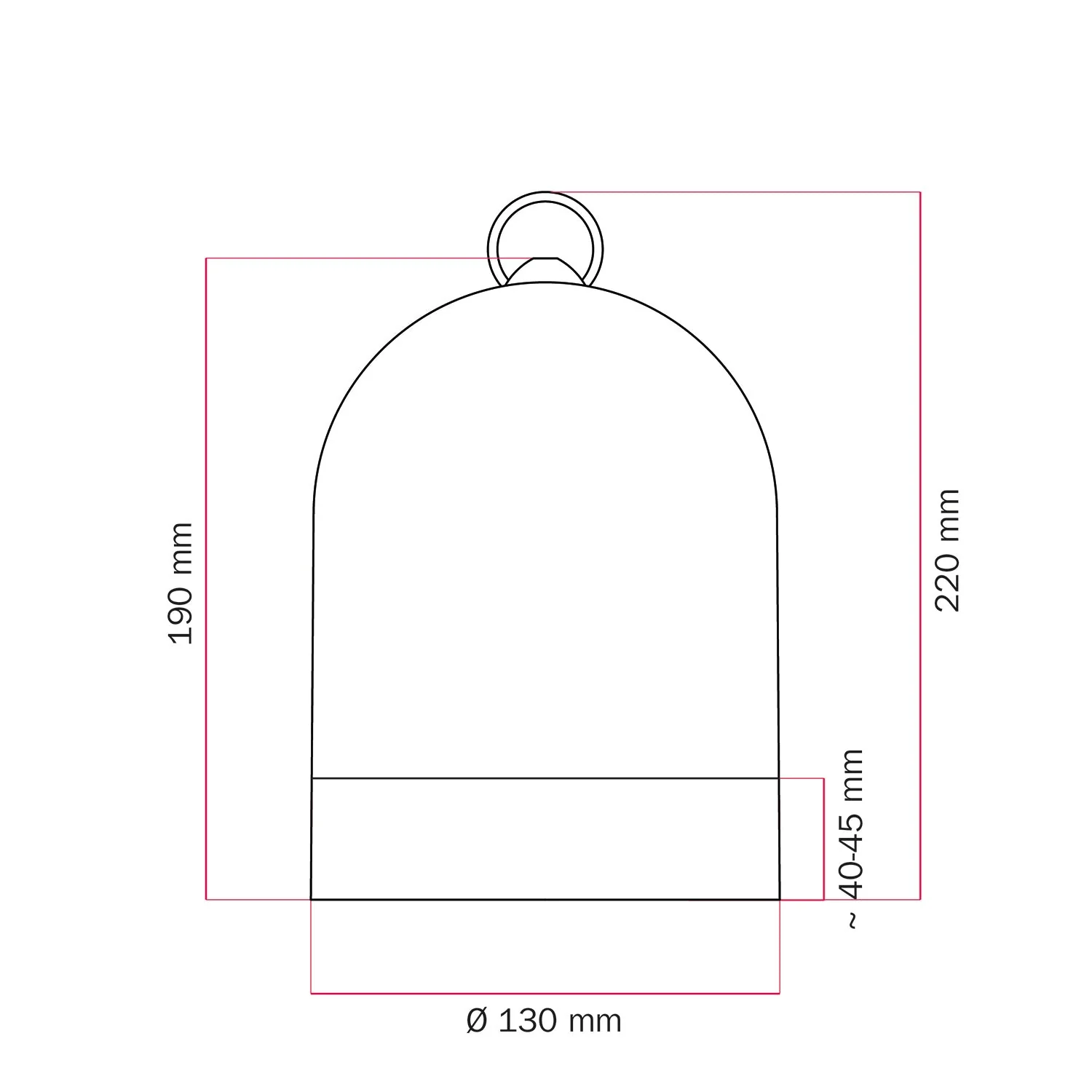 Mini XS Bell Lampshade in two-tone ceramic White and Dove Grey, Materia collection - Made in Italy - Image 4