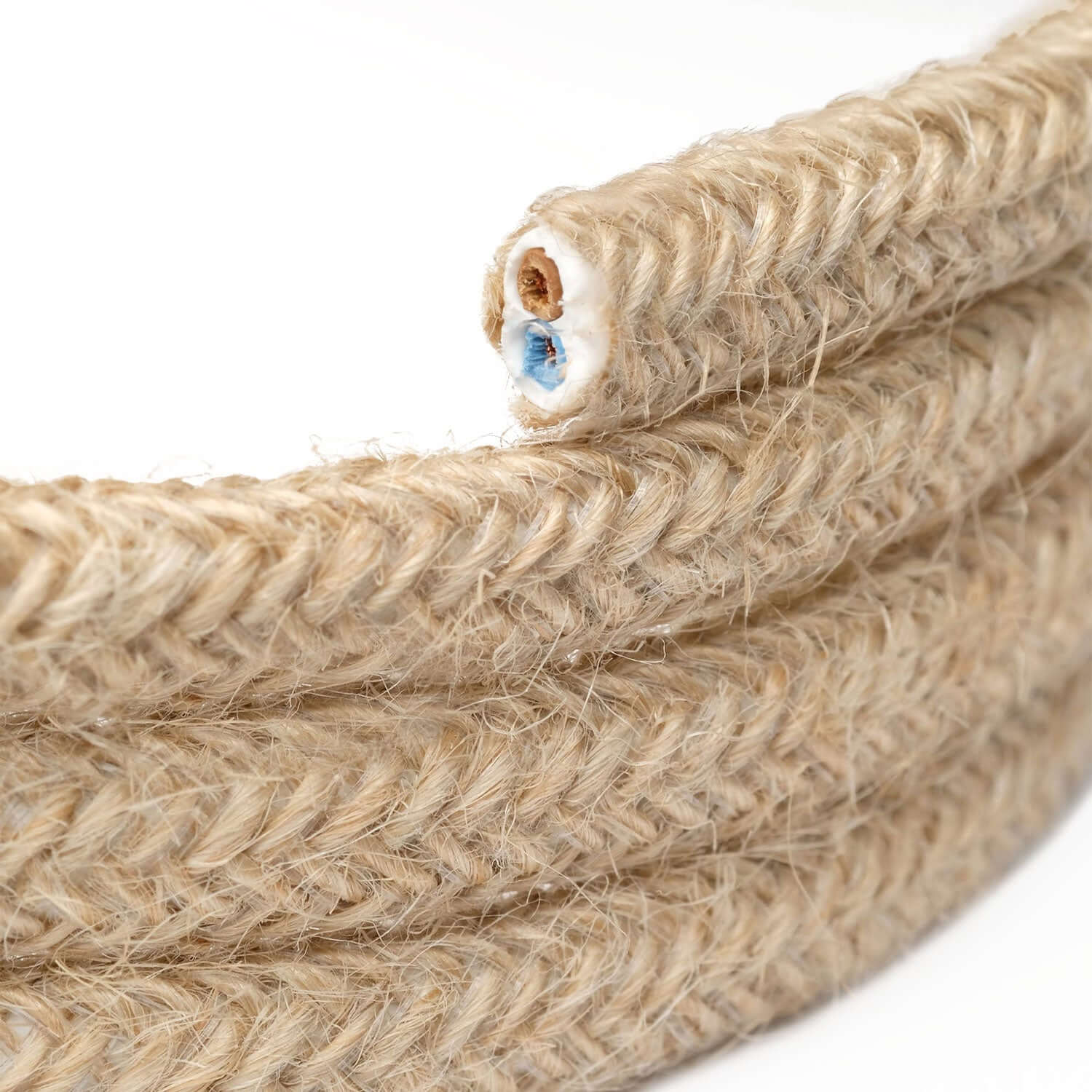 Flat cord covered in Natural Jute - PN06