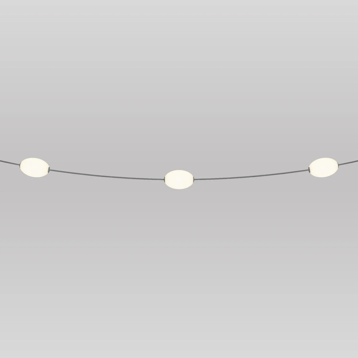 Outdoor string light 3 light points IP67 Gray with UK Plug - Marina3