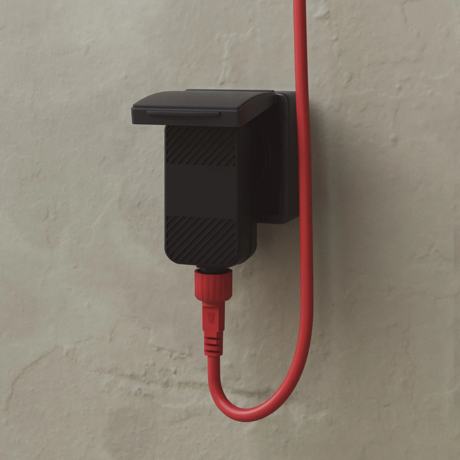 Outdoor 3-Light String Light for wet locations Starfish Red, Power supply with US plug - Marina3 Cherry - Image 6