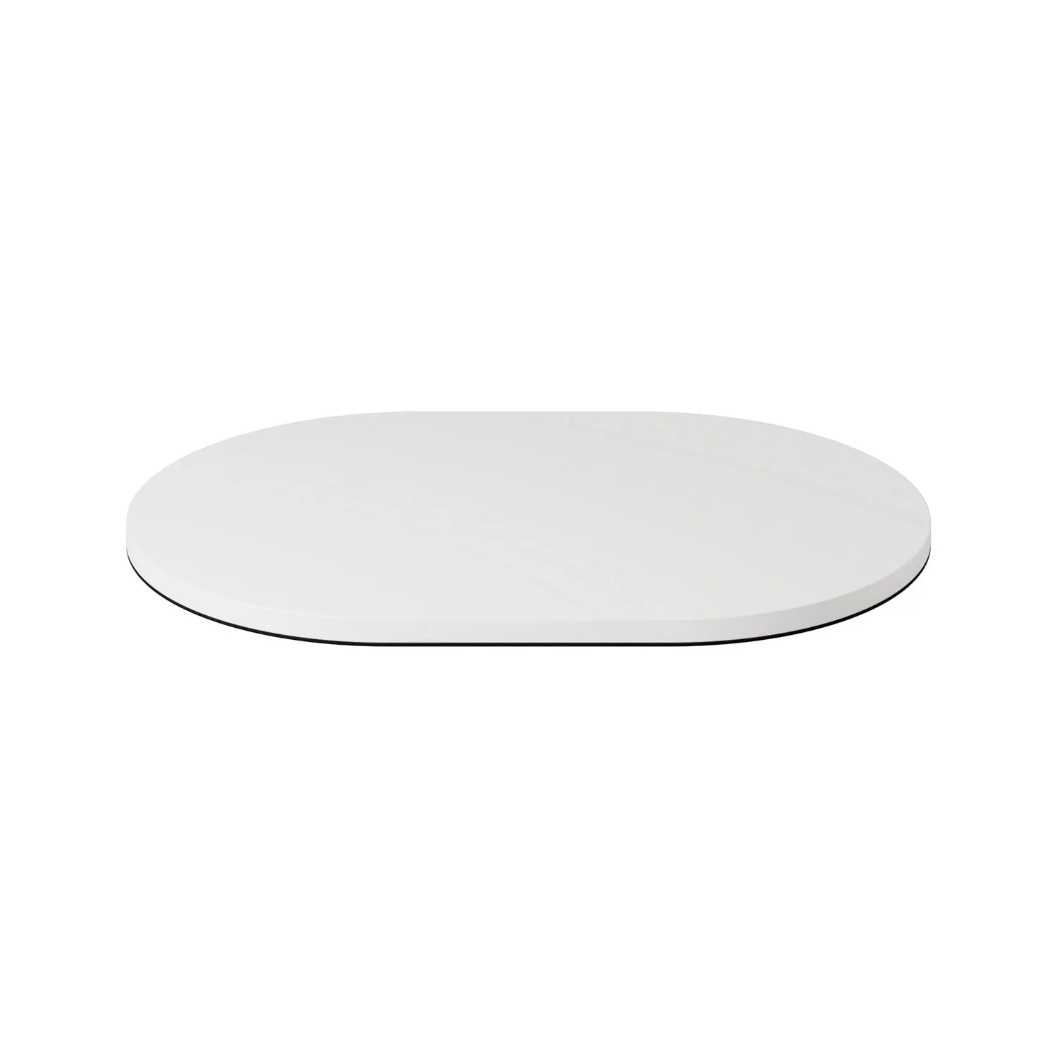 Oval metal base for MAG-Y table lamp - Matte white