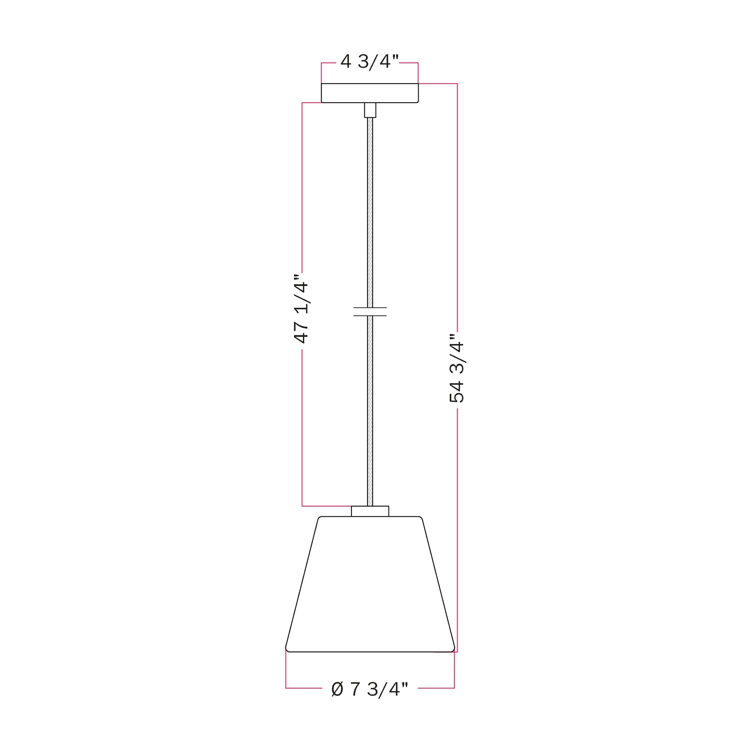 Pendant lamp with clear cone Ghost bulb - Matte white - Image 5