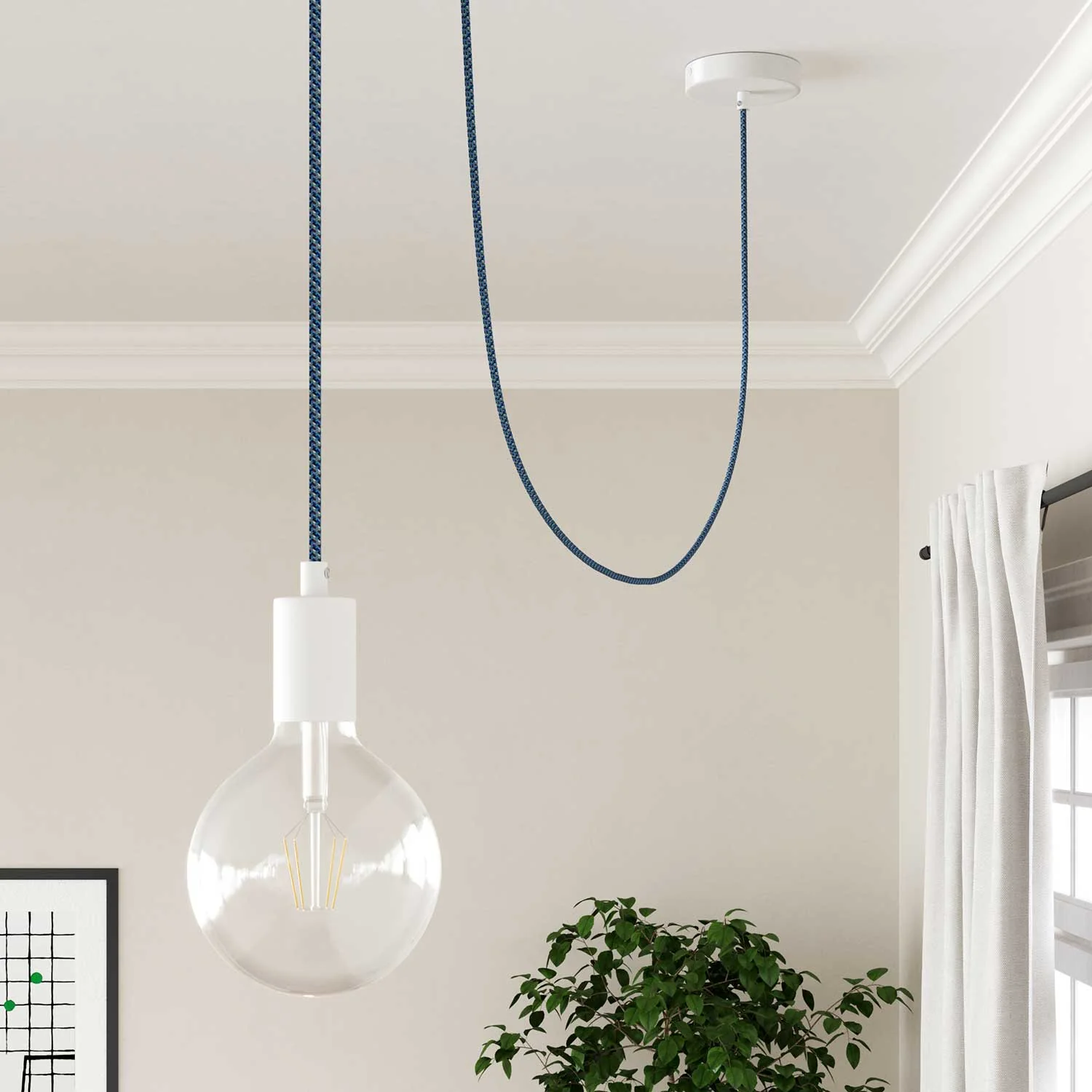 Pixel Blue covered round electric cable - RX03 - Image 3