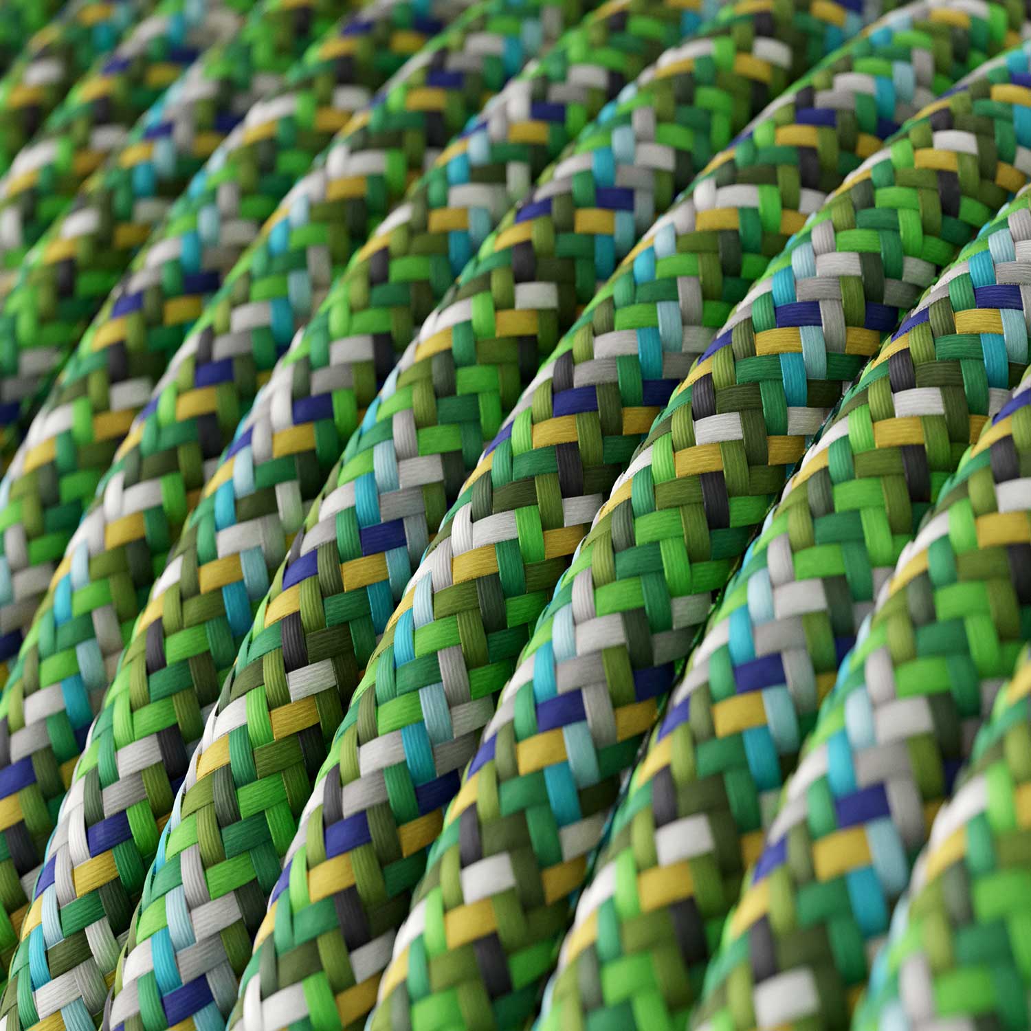 Pixel Green covered round electric cable - RX05 - Image 2