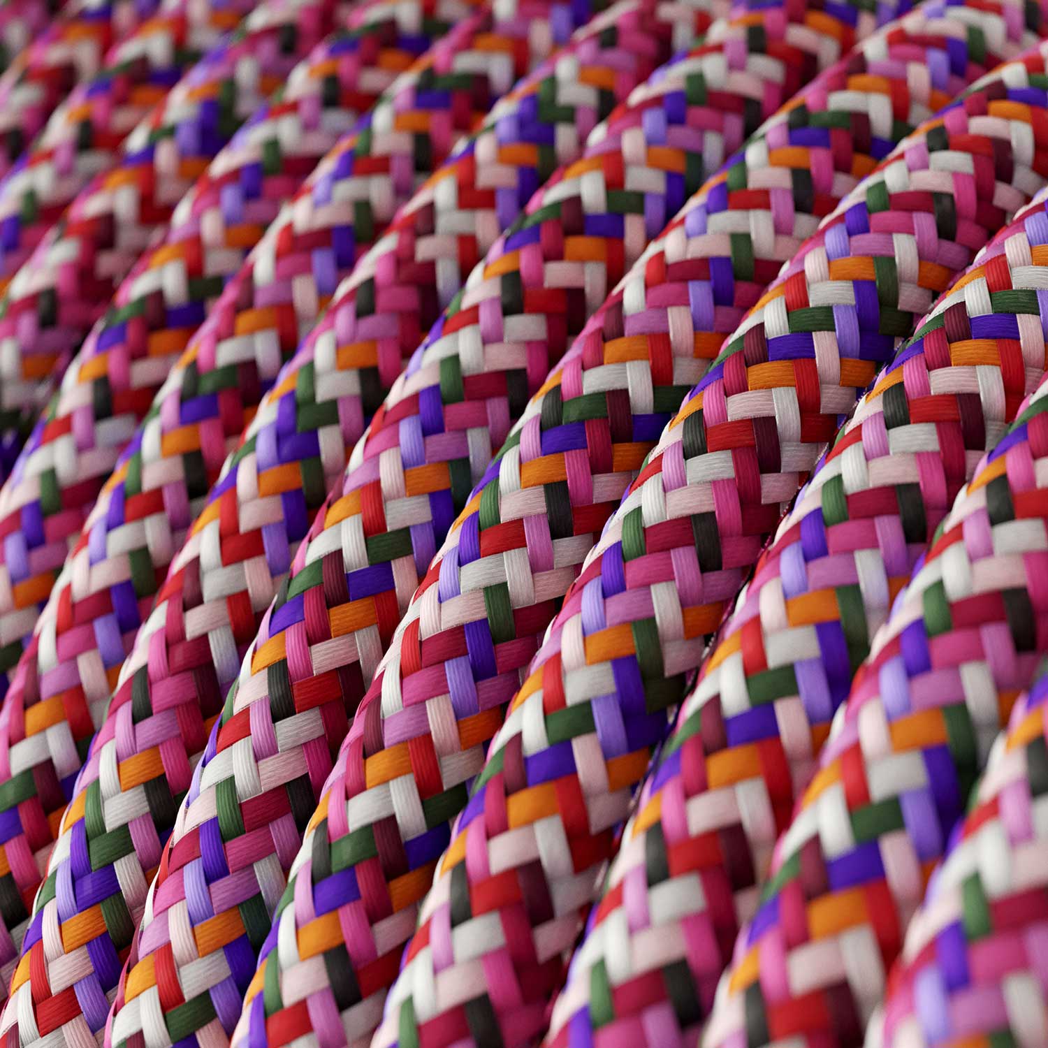 Pixel Pink covered round electric cable - RX00 - Image 2