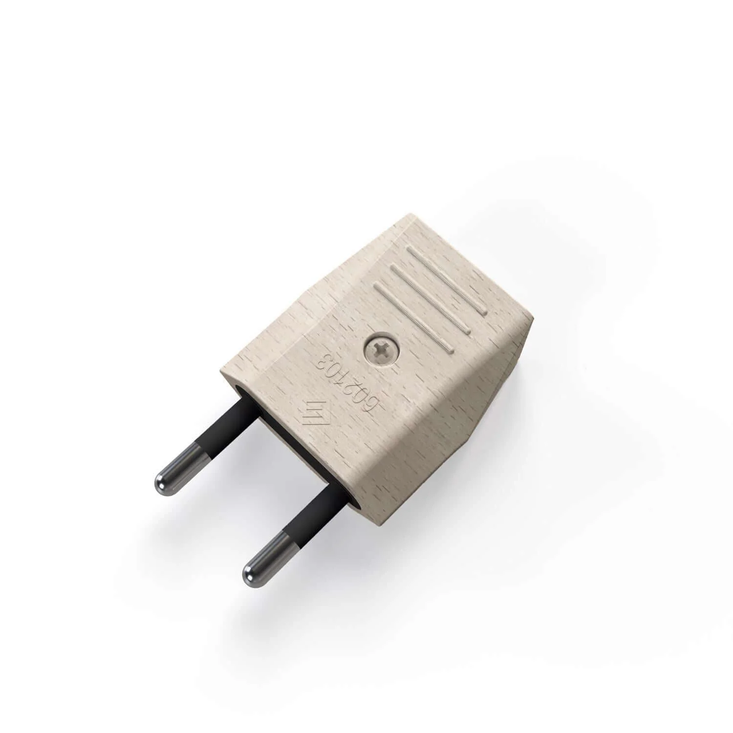 Creative European Plug 2-pole 10A - Wood effect