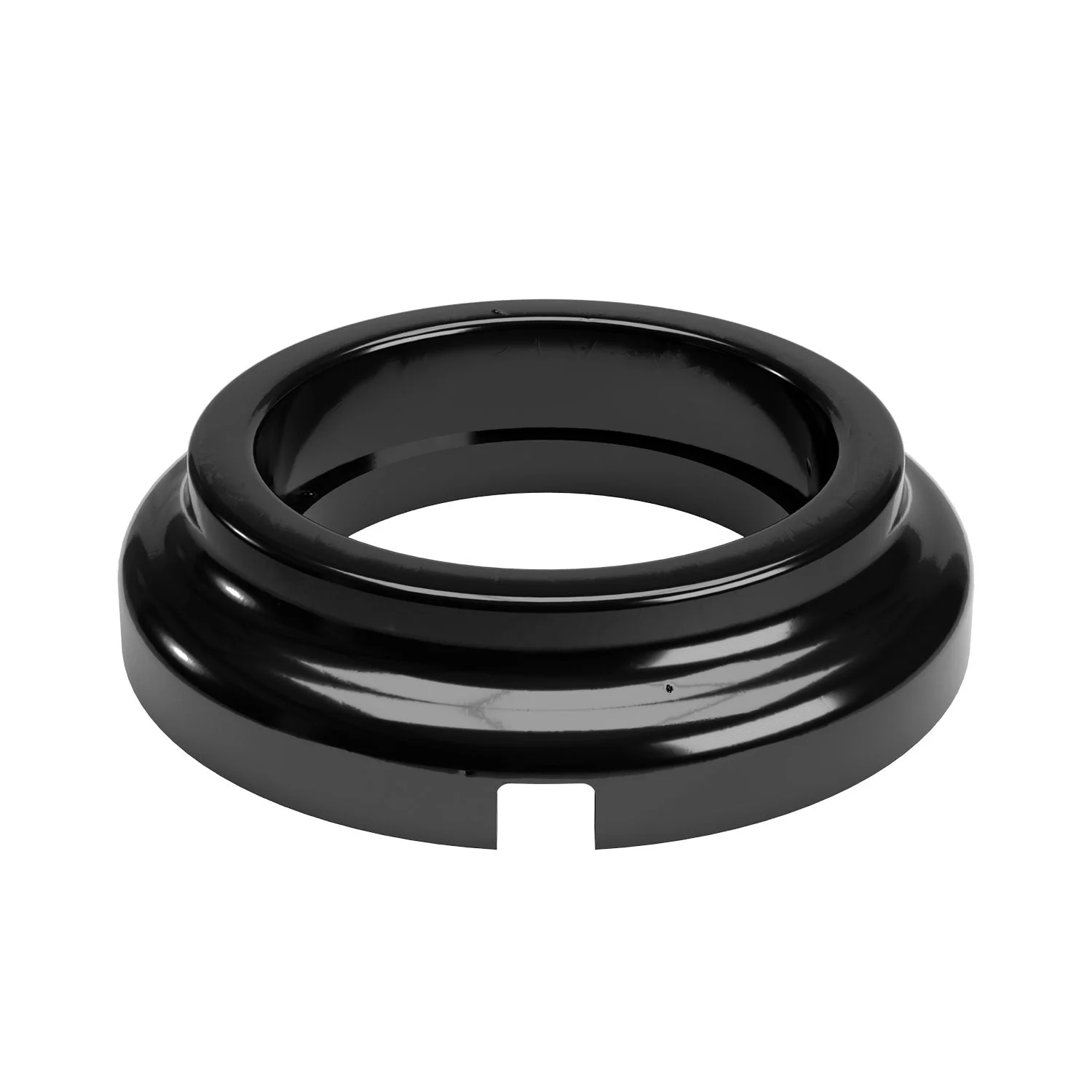 Porcelain base for electrical outlet and for switch/diverter - Black