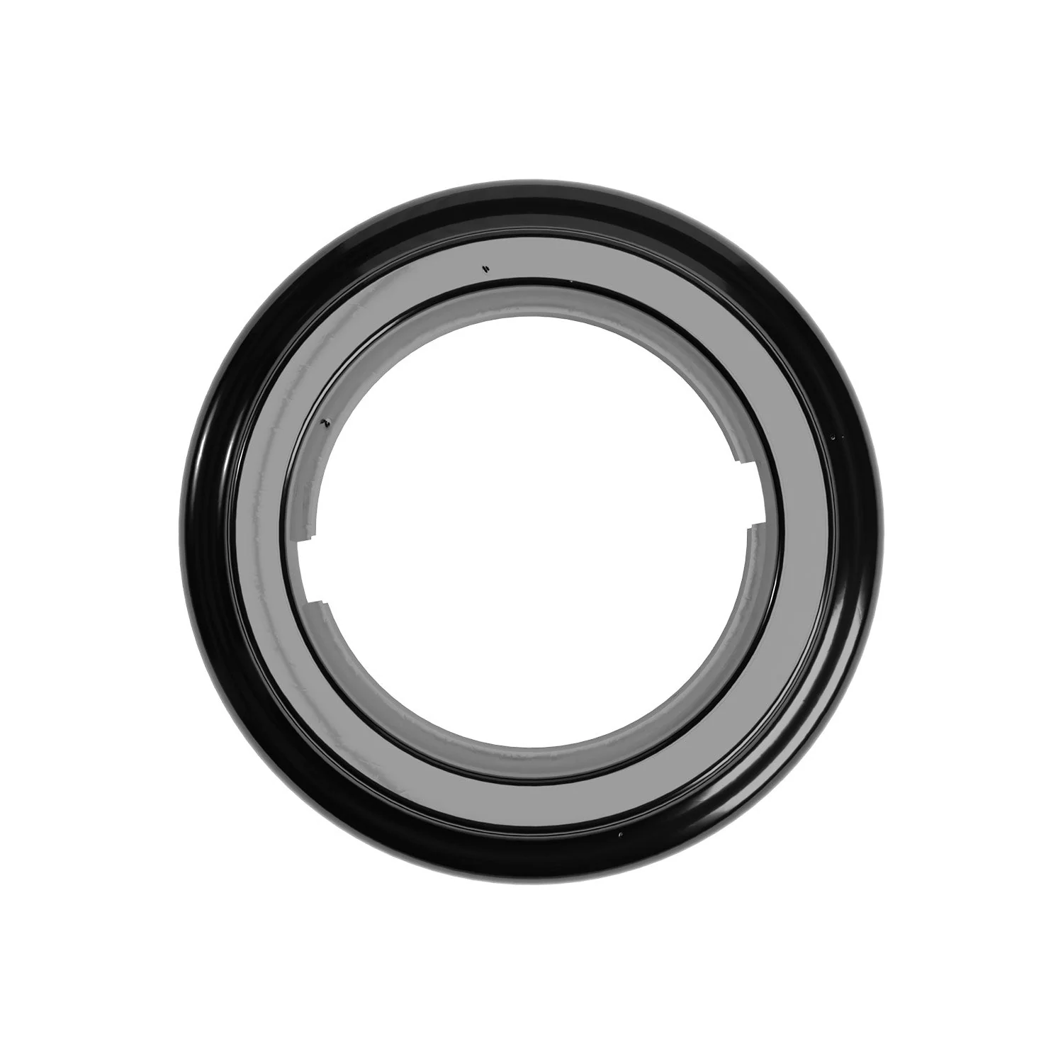 Porcelain base for electrical outlet and for switch/diverter - Black - Image 2