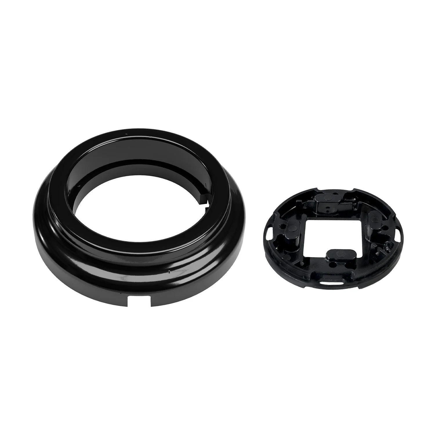 Porcelain base for electrical outlet and for switch/diverter - Black - Image 3