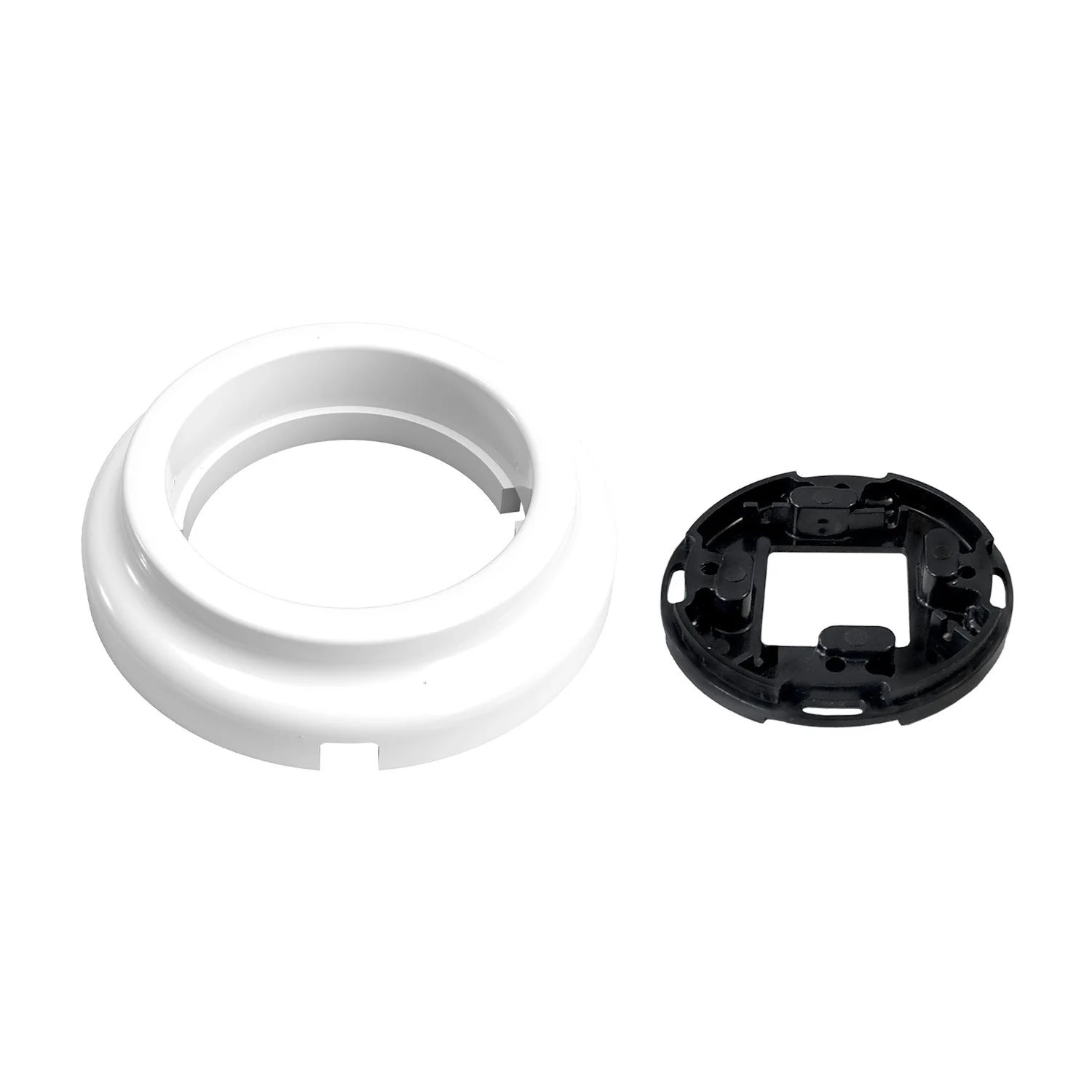 Porcelain base for electrical outlet and for switch/deviator - White - Image 3