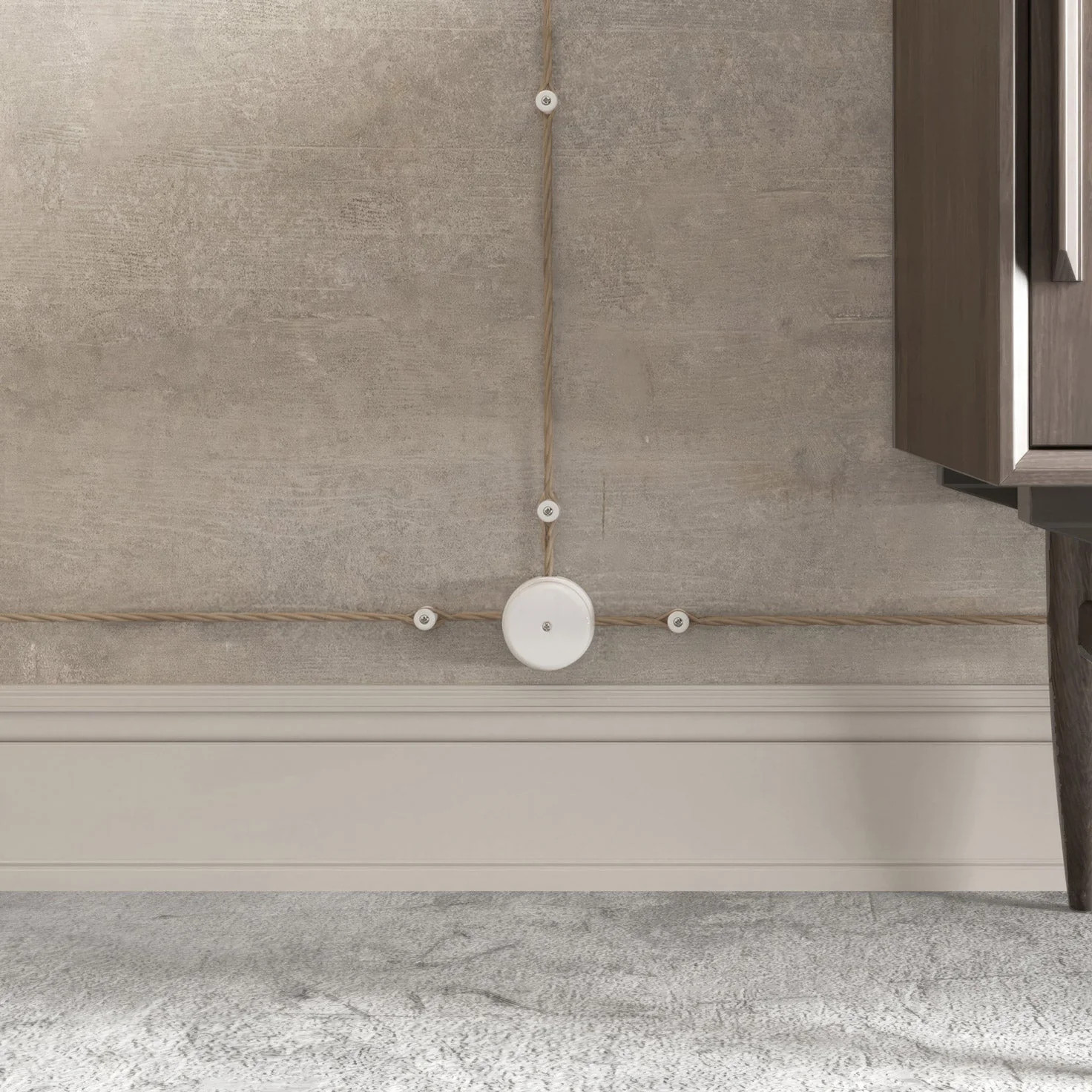 Porcelain junction box - White - Image 4