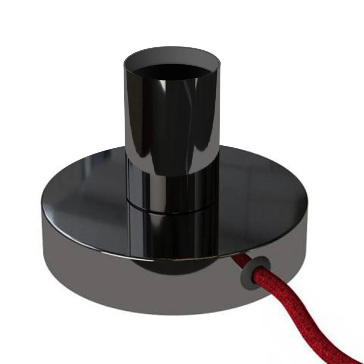 Posaluce - Metal table lamp - Pearl black