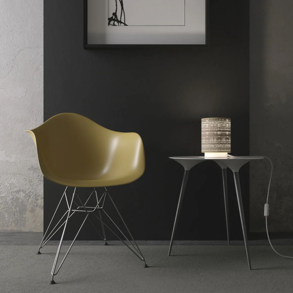 Posaluce for lampshade - Metal table lamp - Matte white - Image 2