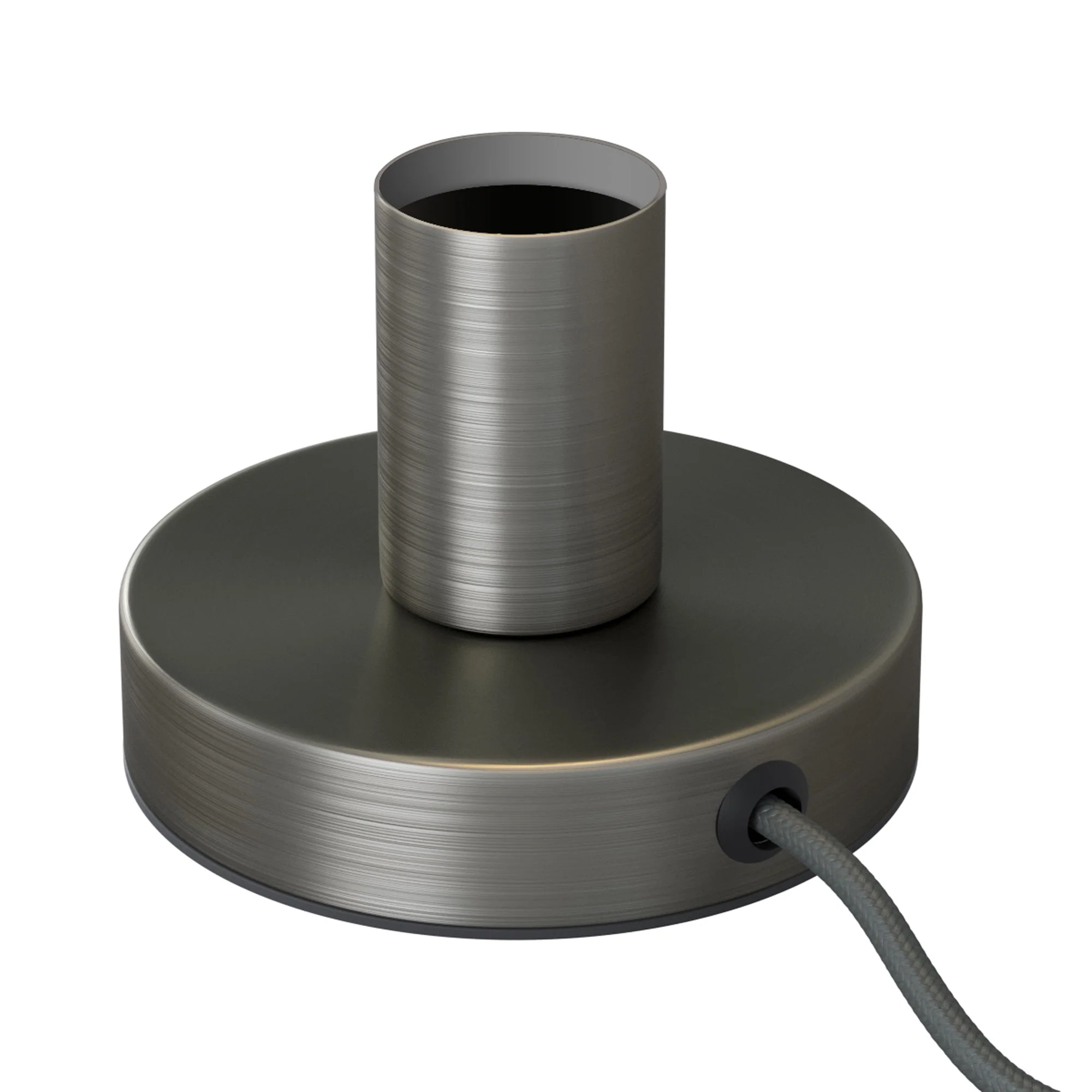 Posaluce - Metal table lamp - Satin titanium