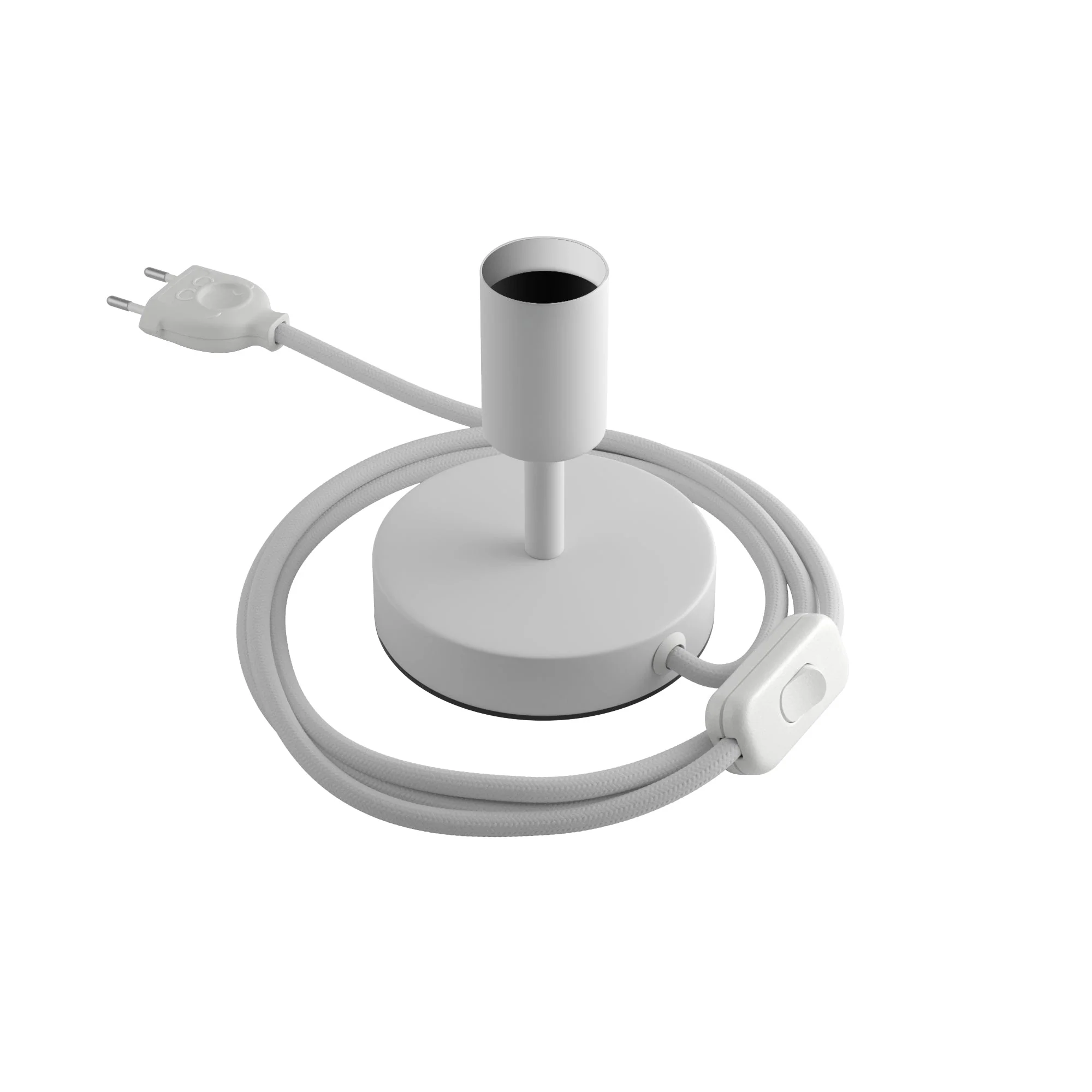 Alzaluce - Metal table lamp - Matte white