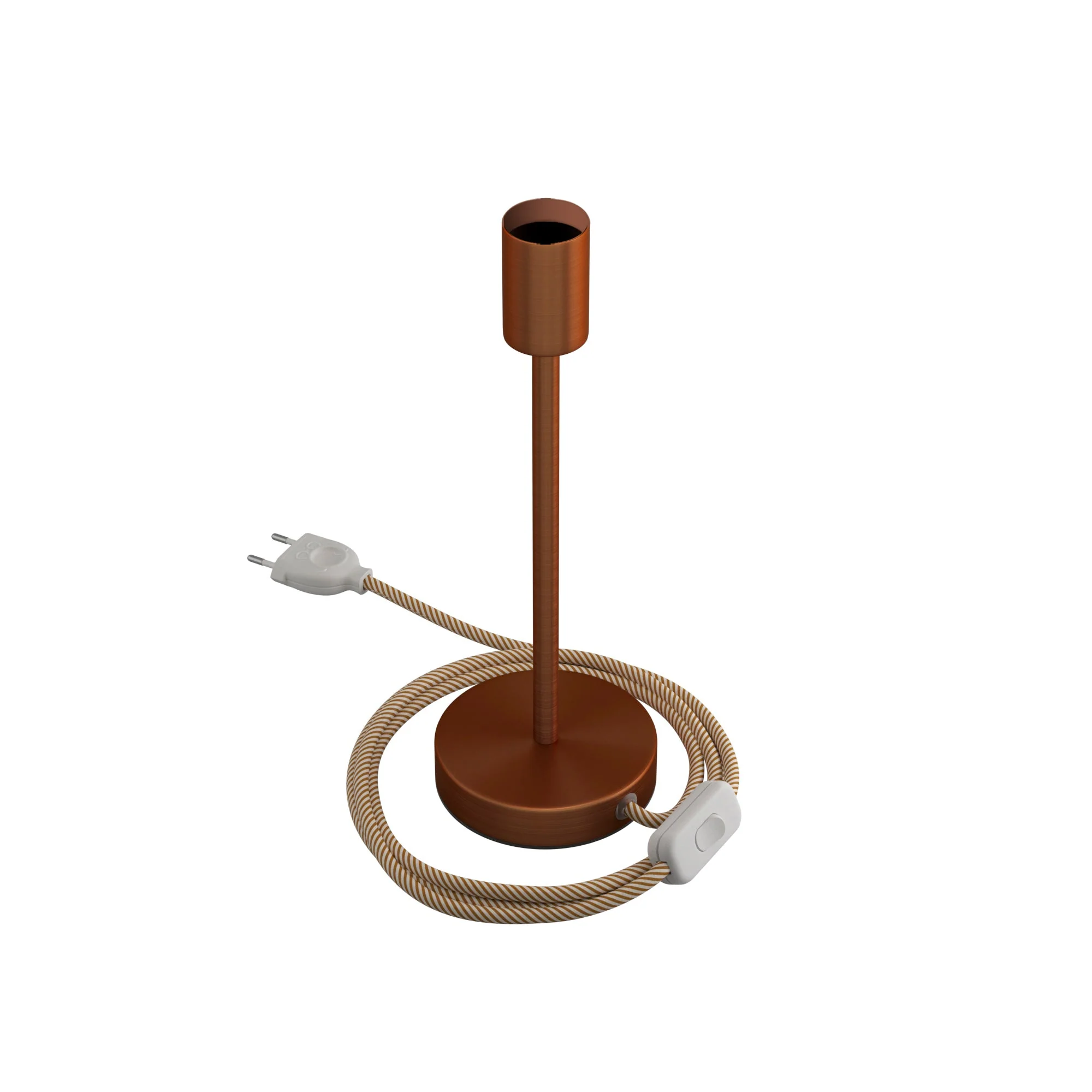 Alzaluce - Metal table lamp - Satin copper - Image 10