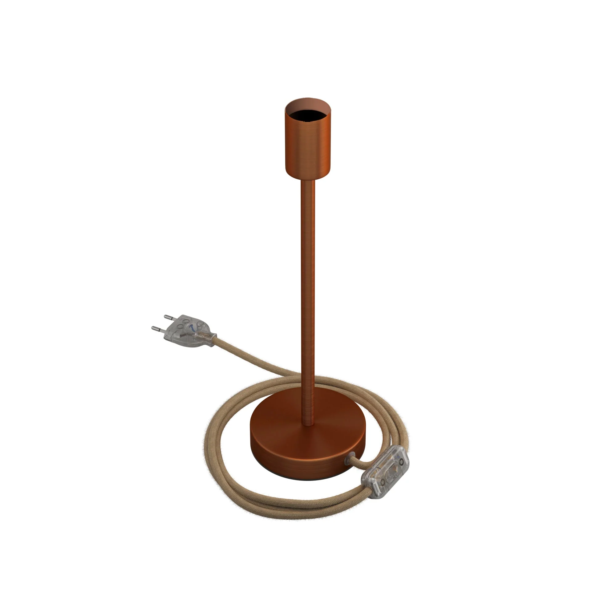 Alzaluce - Metal table lamp - Satin copper - Image 11