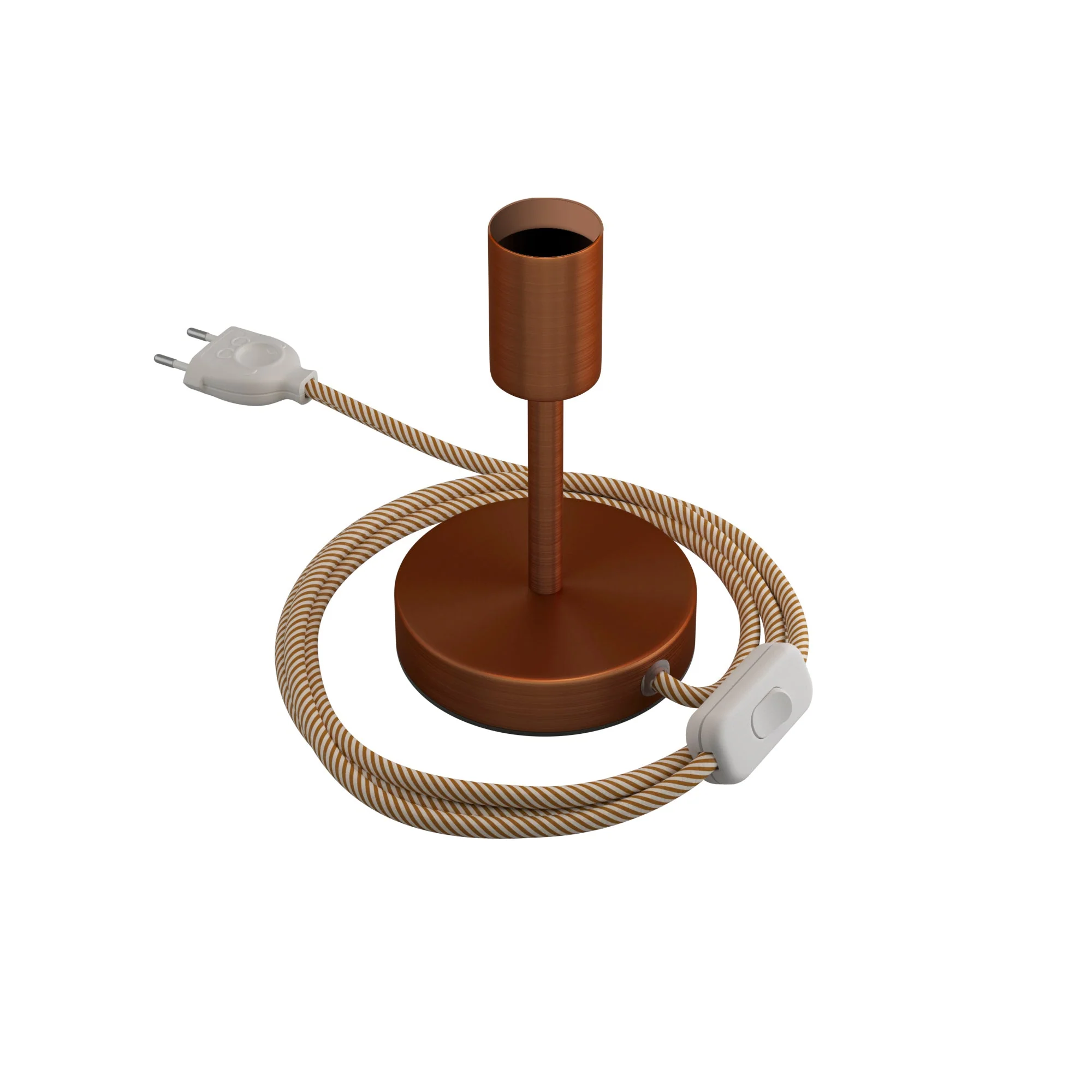 Alzaluce - Metal table lamp - Satin copper - Image 5