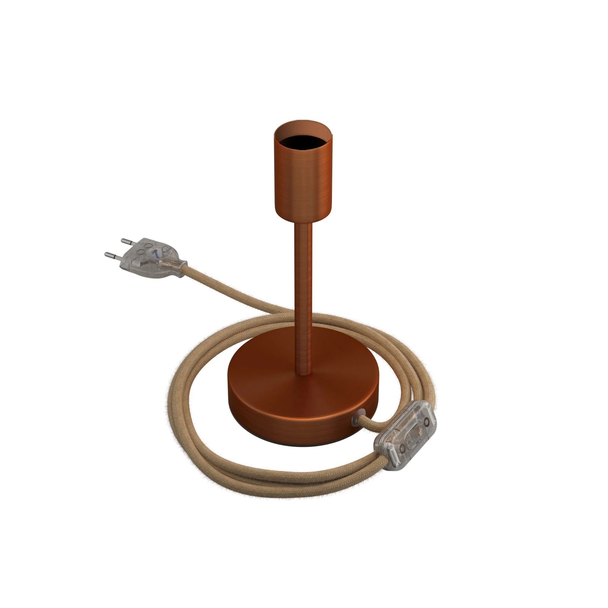 Alzaluce - Metal table lamp - Satin copper - Image 7