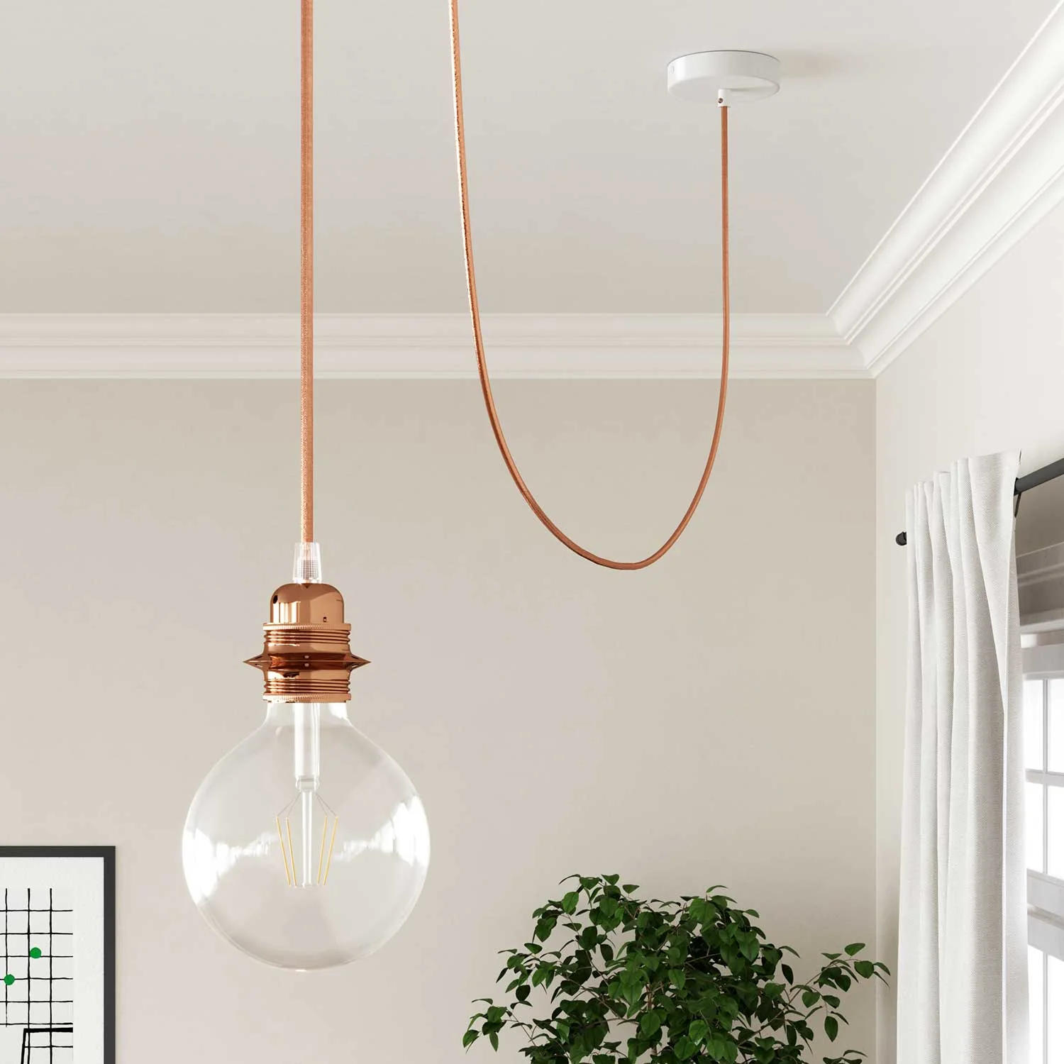 Red Copper covered round electric cable - RR11 - Image 3