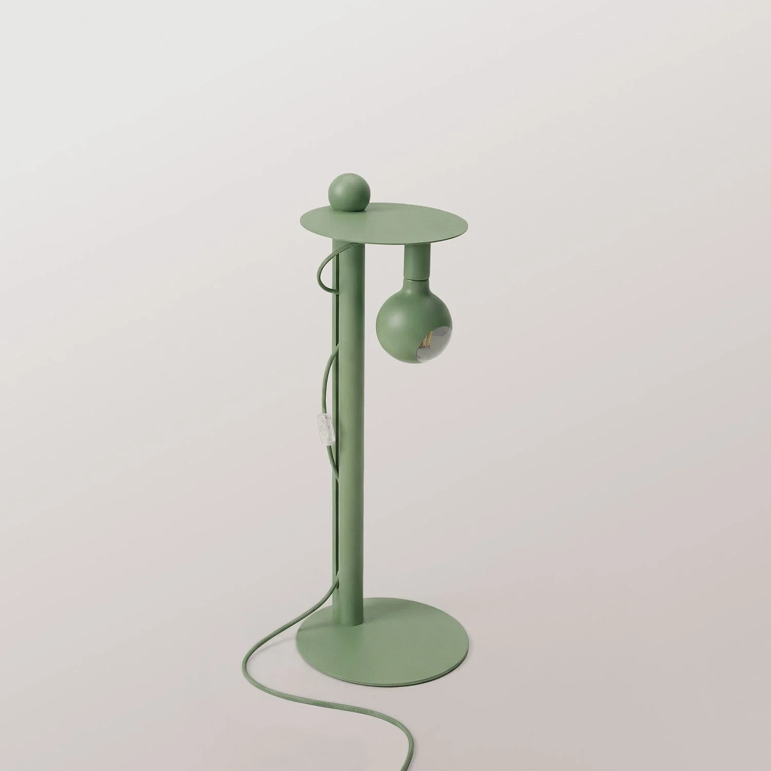 Rocco - Floor lamp with Camo light bulb - Green - Image 6