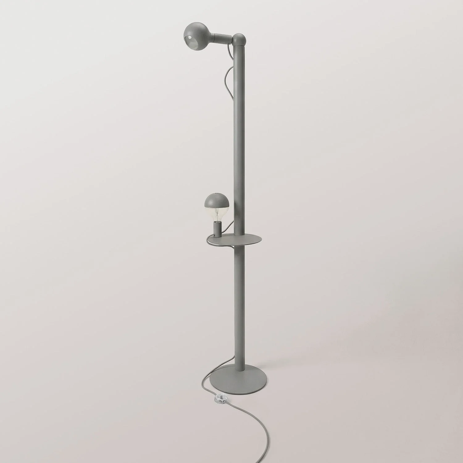 Rocco XXL - Floor lamp with Maria and Camo Light bulb - Grey - Image 4